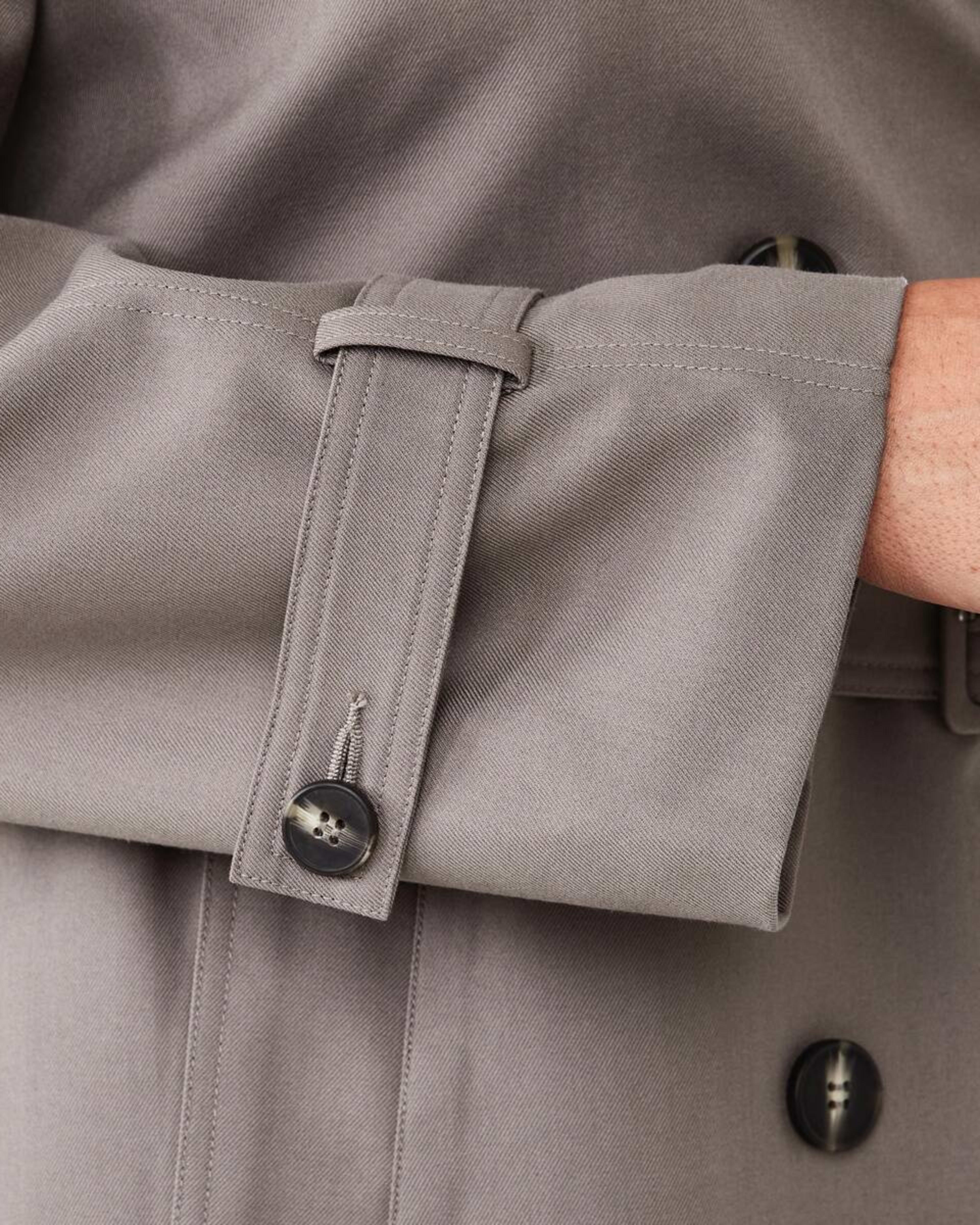 9 Lightweight Trench Coat Taupe Brn, 9 of 10