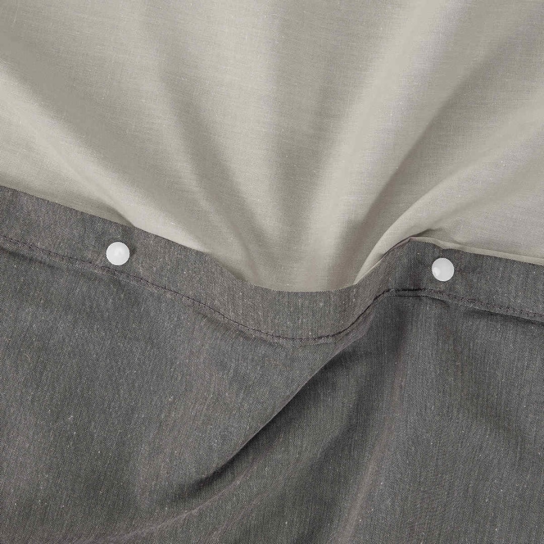 Billy Cotton Rich Reversible Quilt Cover Set King Bed, Grey Kmart