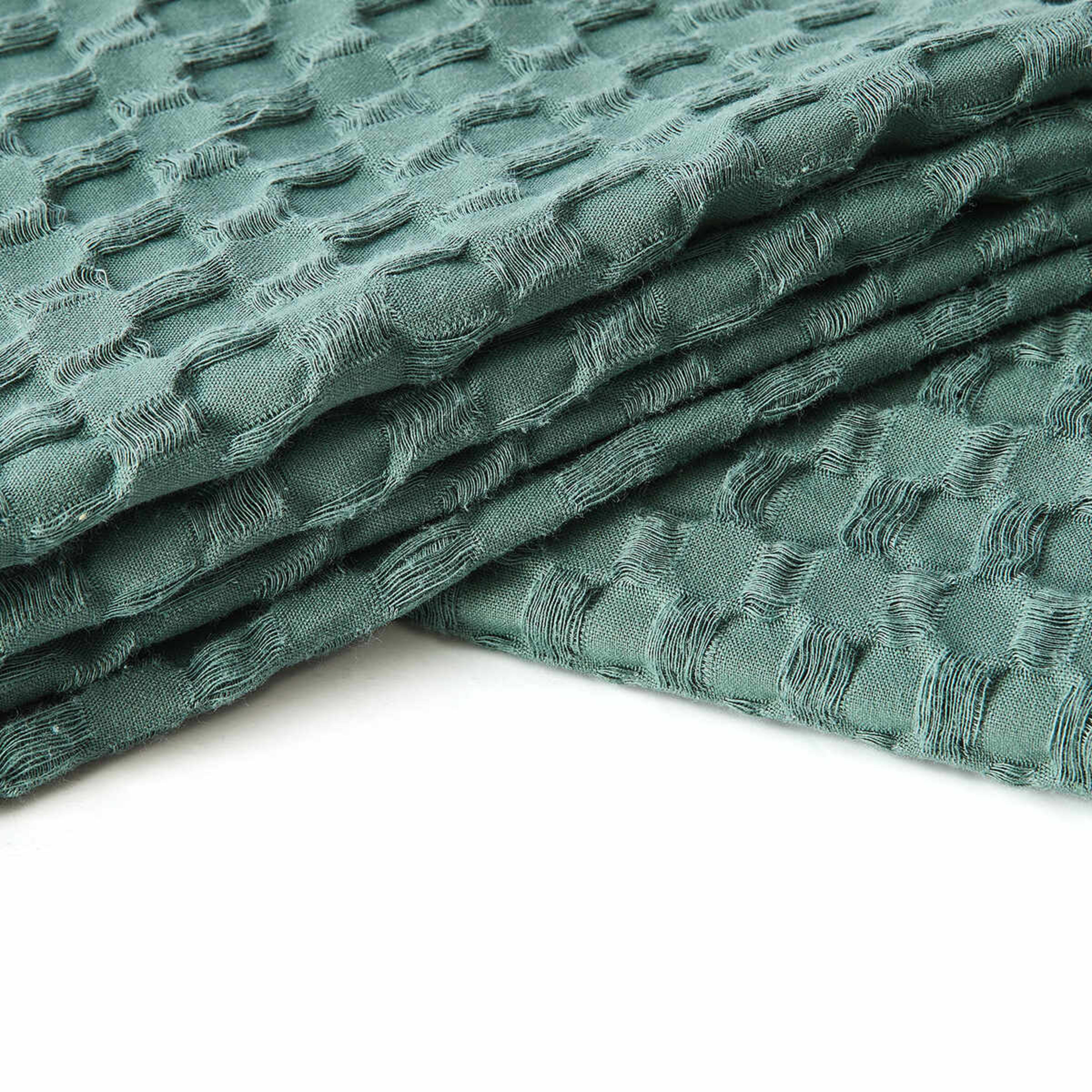 4 Harley Cotton Quilt Cover Set - Queen Bed, Cypress, 4 of 6