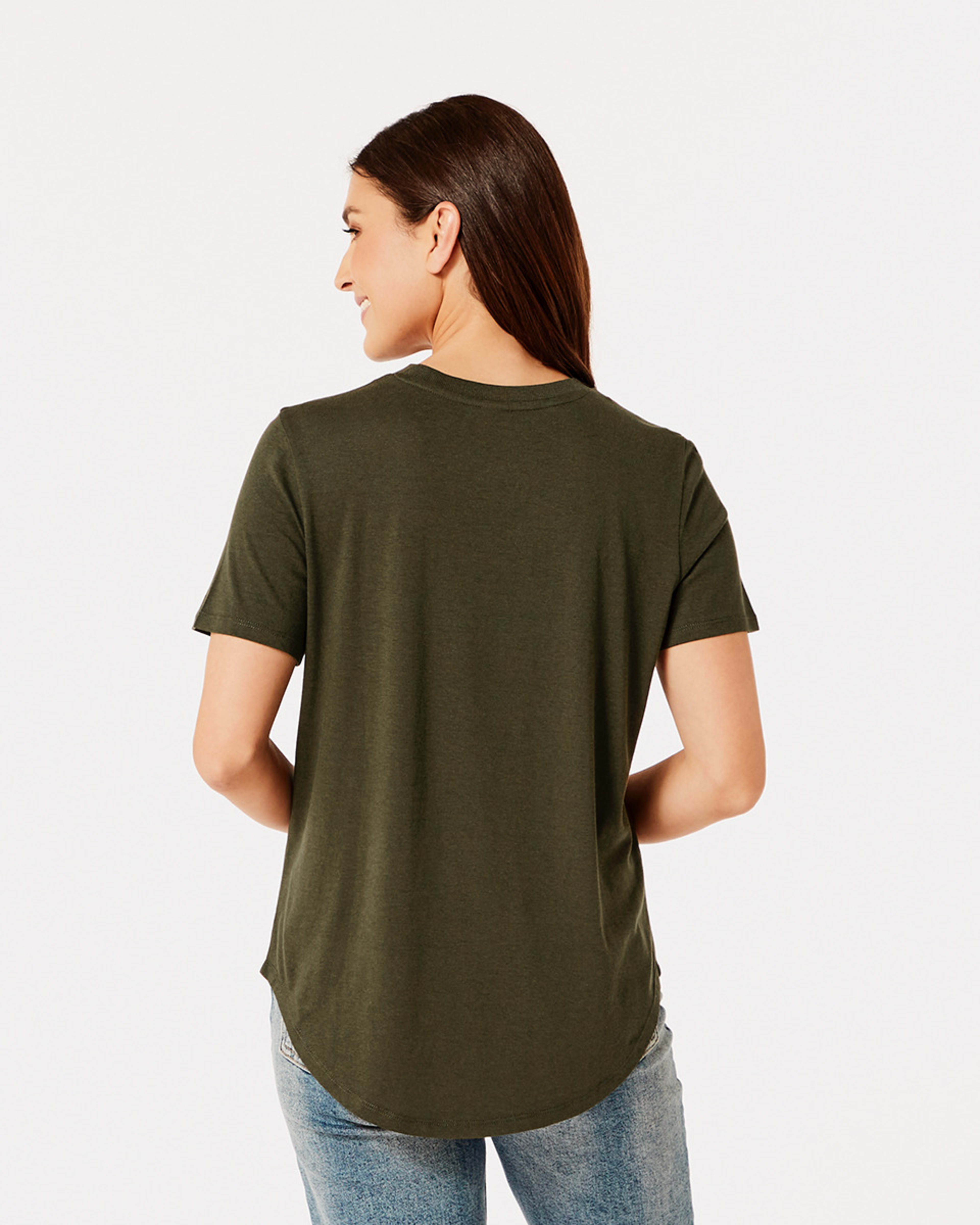 Short Sleeve Cotton Modal Tshirt Kmart