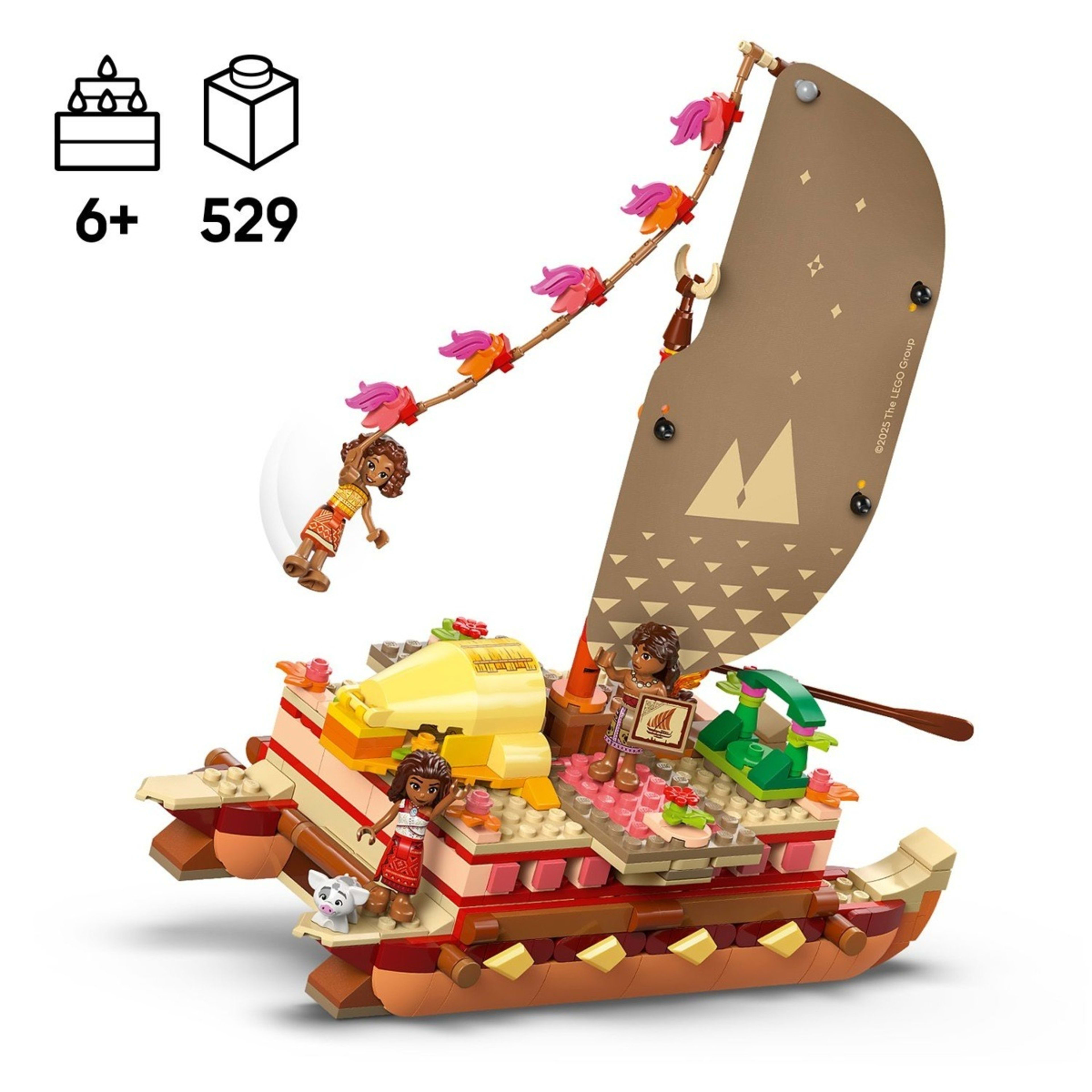 4 LEGO Disney Moana’s Adventure Canoe 43270, 4 of 10