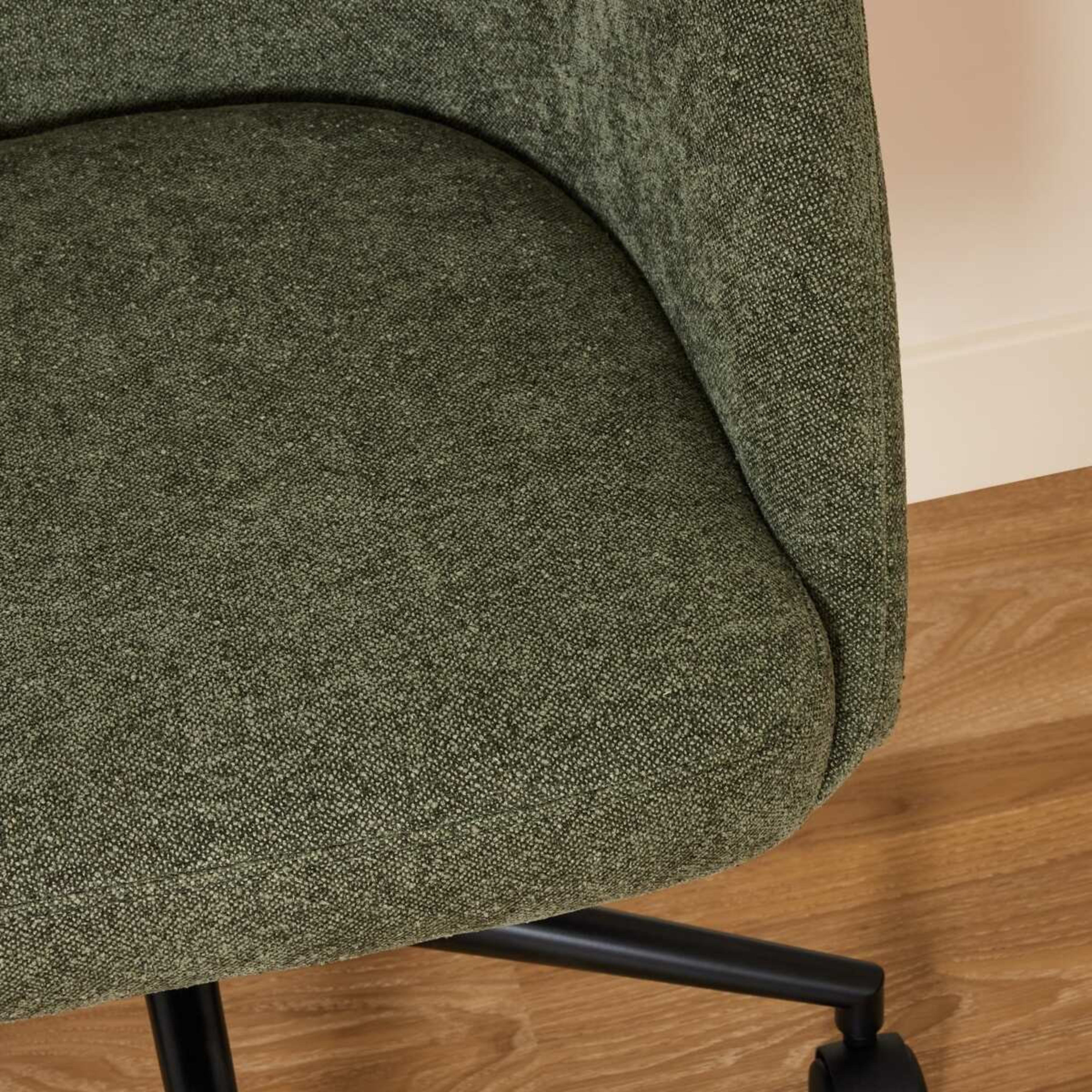 7 Chenille Office Chair - Green, 7 of 8