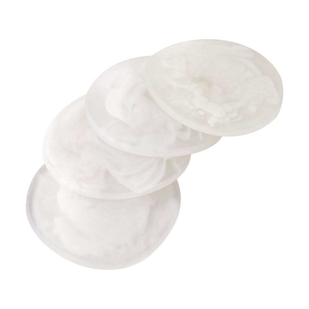 4 Pack Resin White Irregular Coasters Kmart NZ