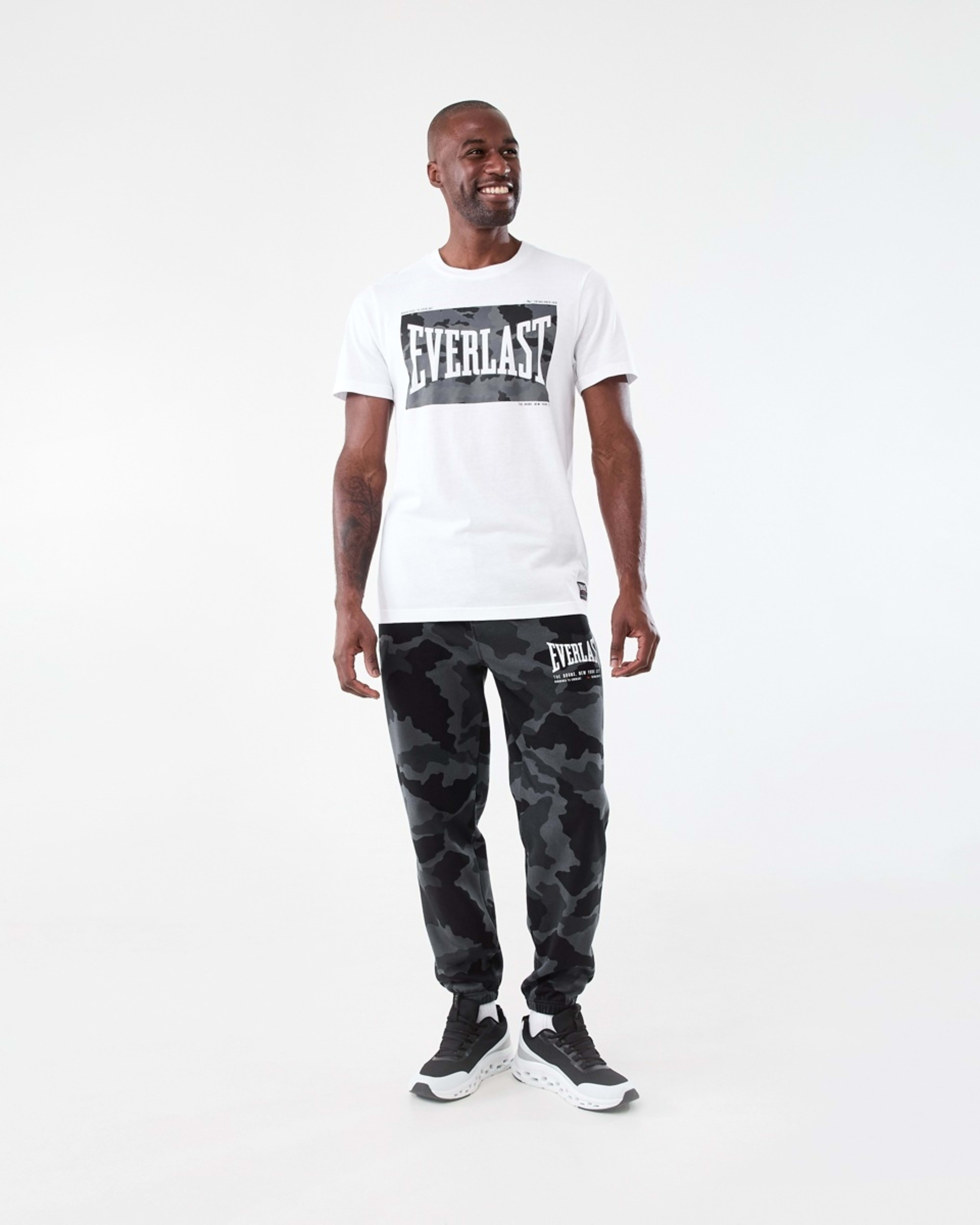 7 Everlast Mens Camo Trackpants Char Camo, 7 of 7