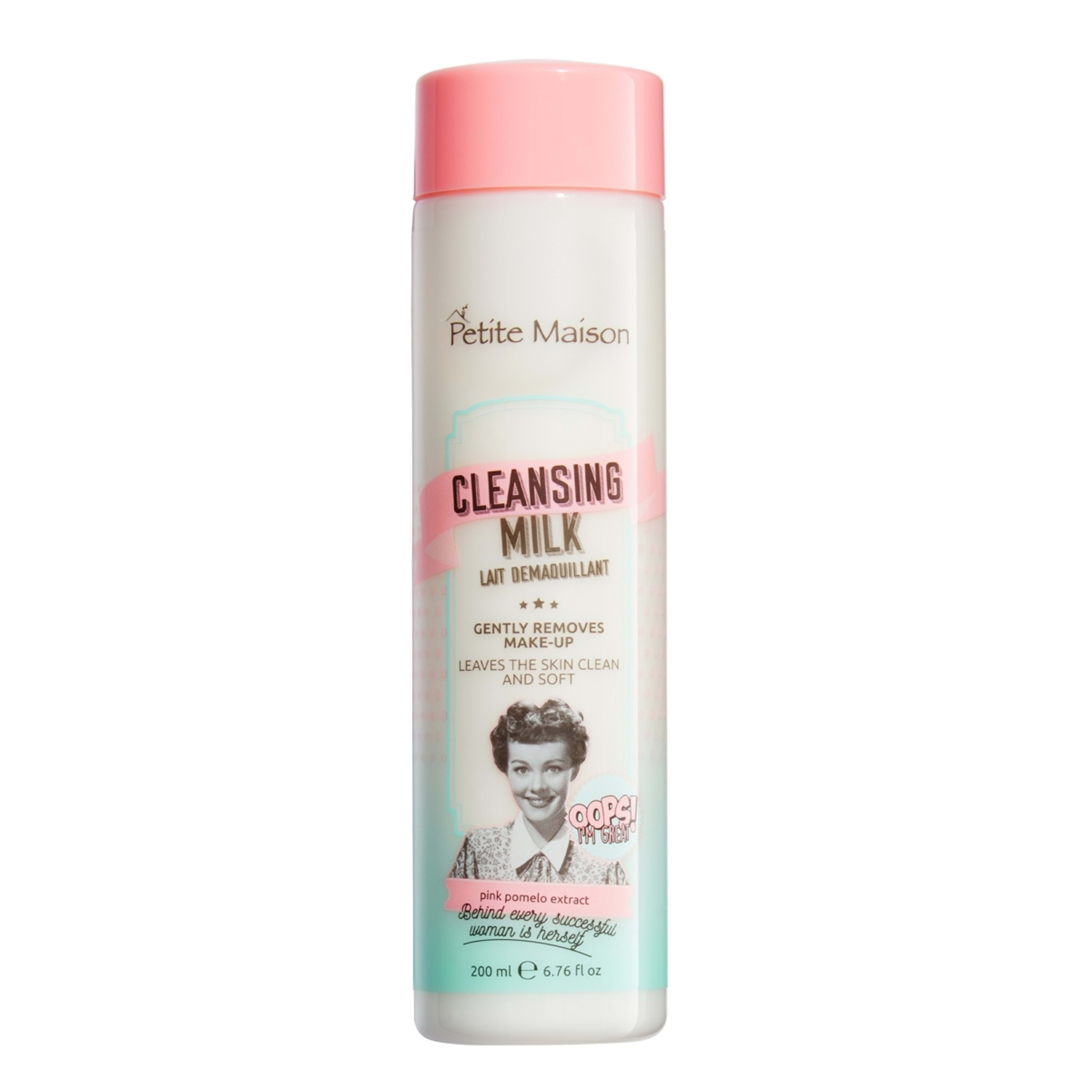 1 Petite Maison Cleansing Milk 200ml - Pink Pomelo Extract, Glycerin and Vitamin E, 1 of 2