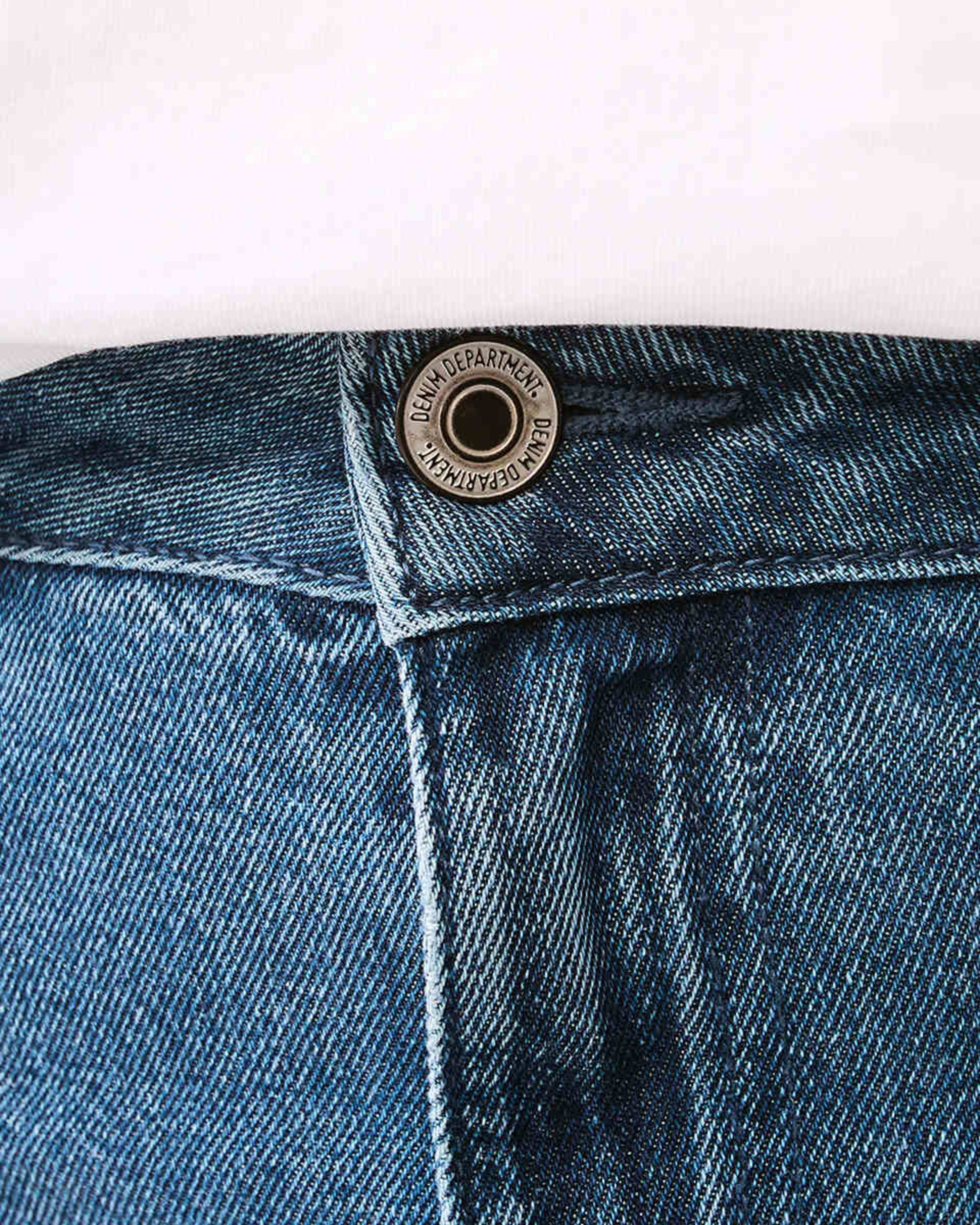 5 Full Length Relaxed Jeans Mid Wash, 5 of 6