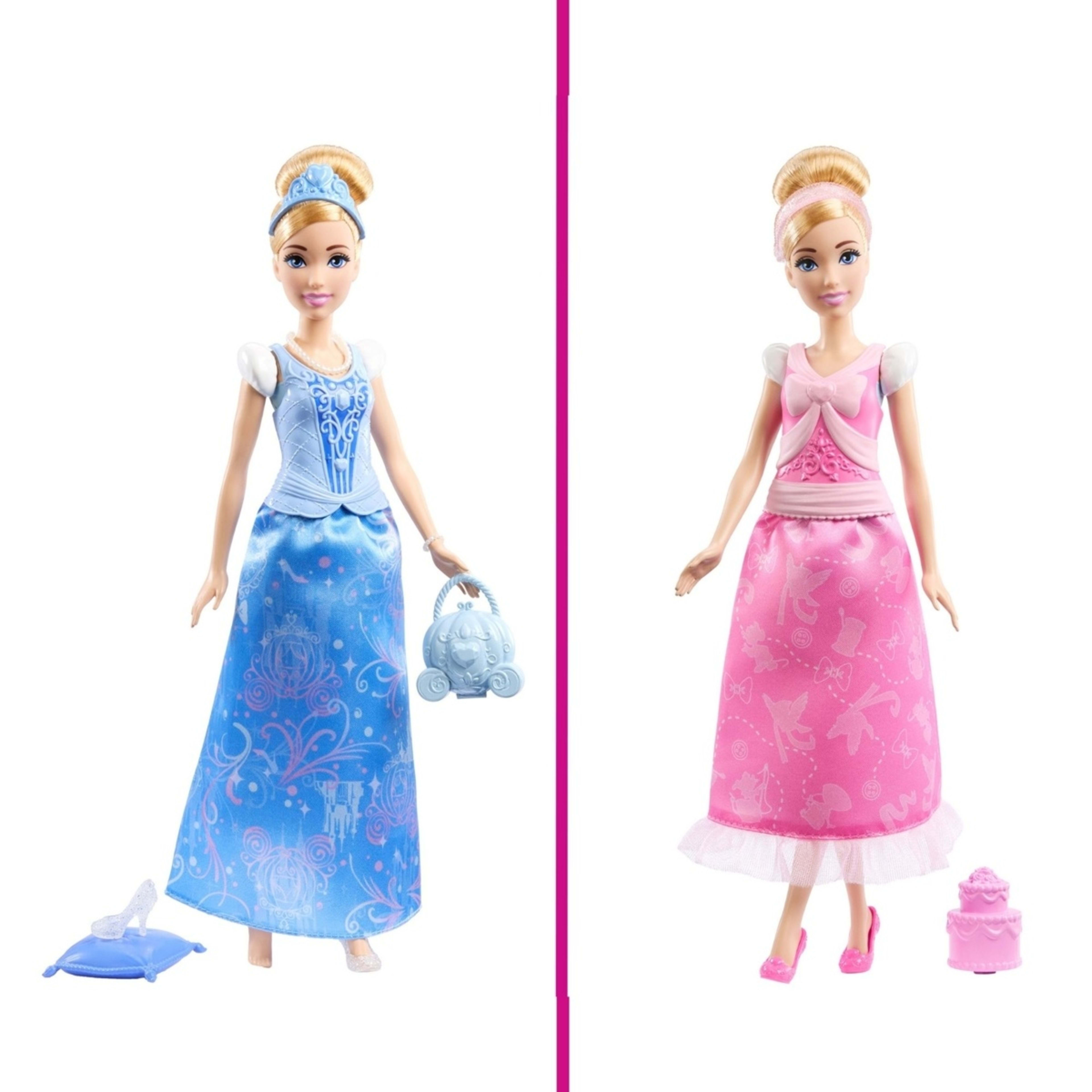 4 Disney Princess 2-in-1 Stories Fashion Doll - Assorted, 4 of 6