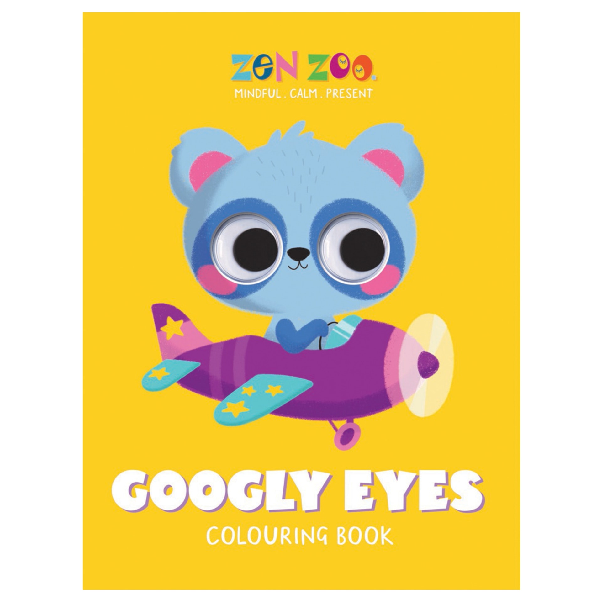 Zen Zoo Googly Eyes Colouring Book Kmart