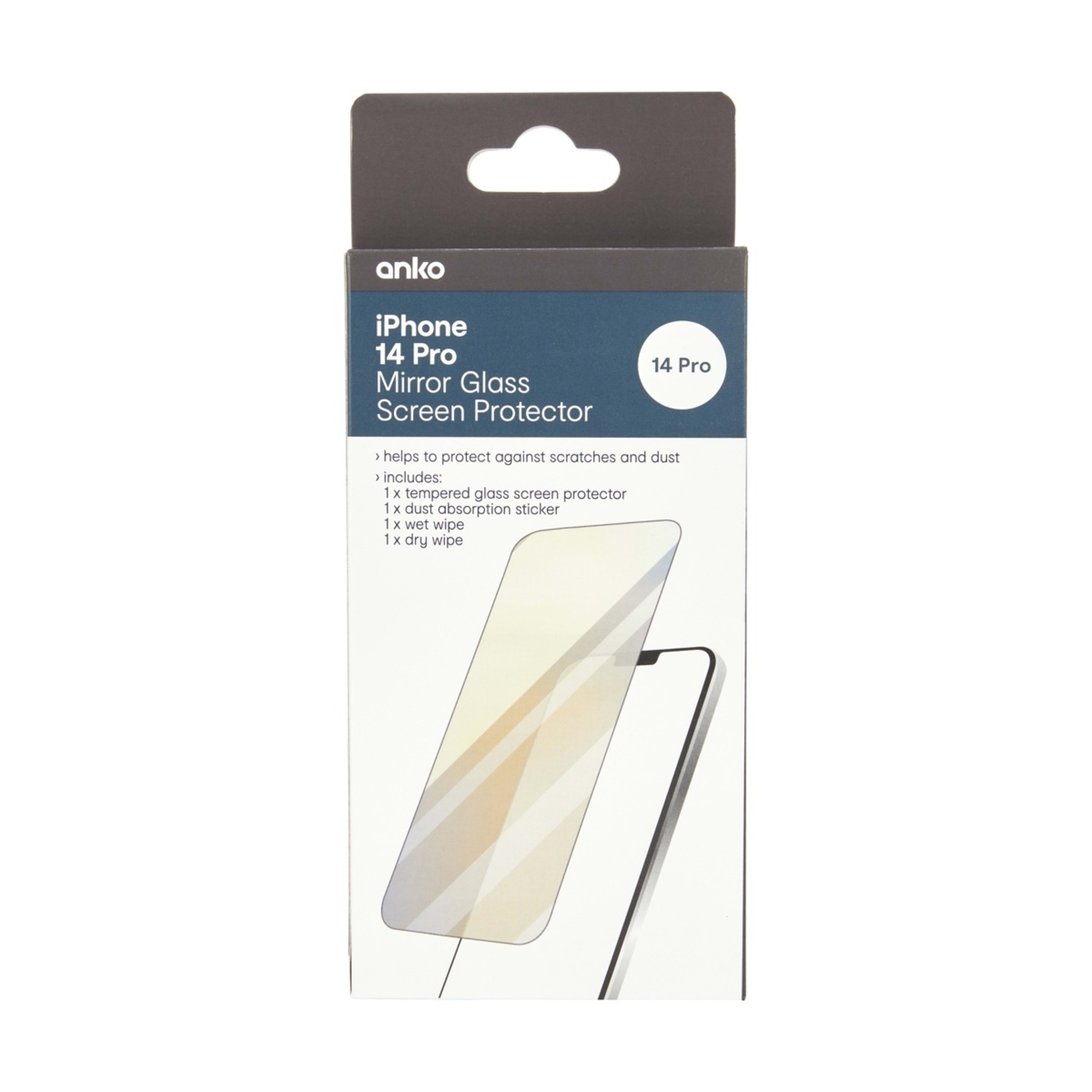 1 iPhone 14 Pro Mirror Glass Screen Protector