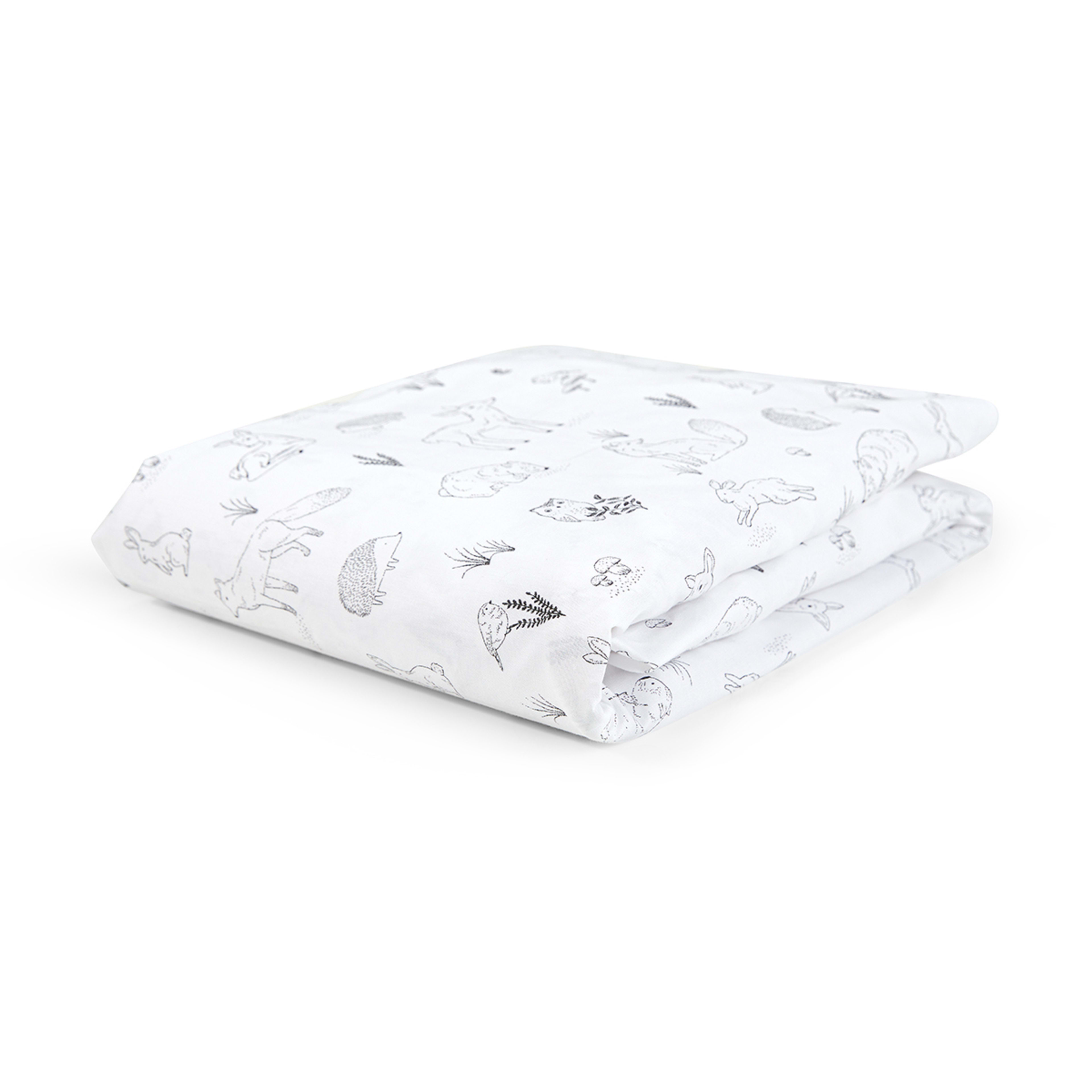 2 Pack Organic Cotton Fitted Cot Sheets Kmart