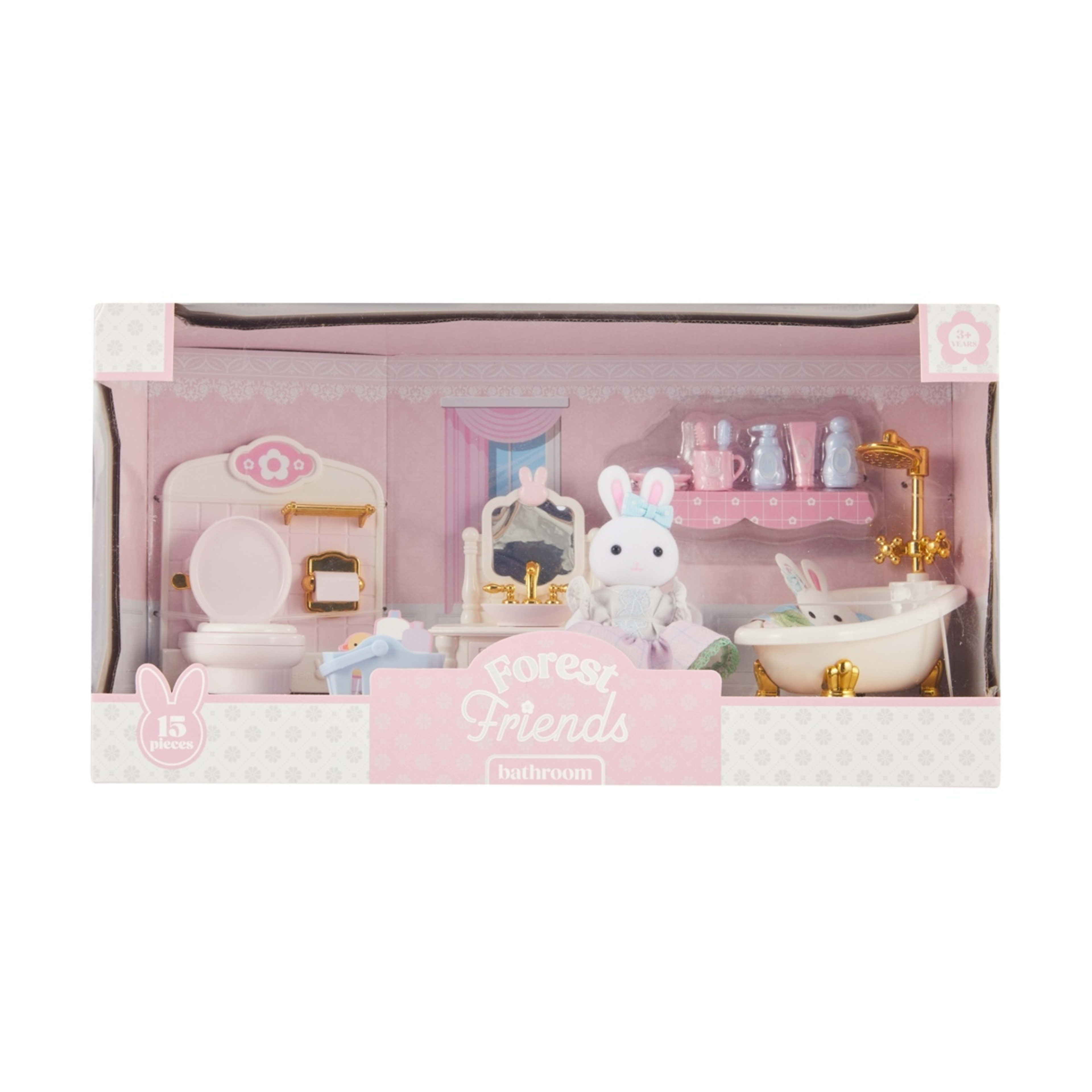 1 15 Piece Forest Friends: Bathroom Playset