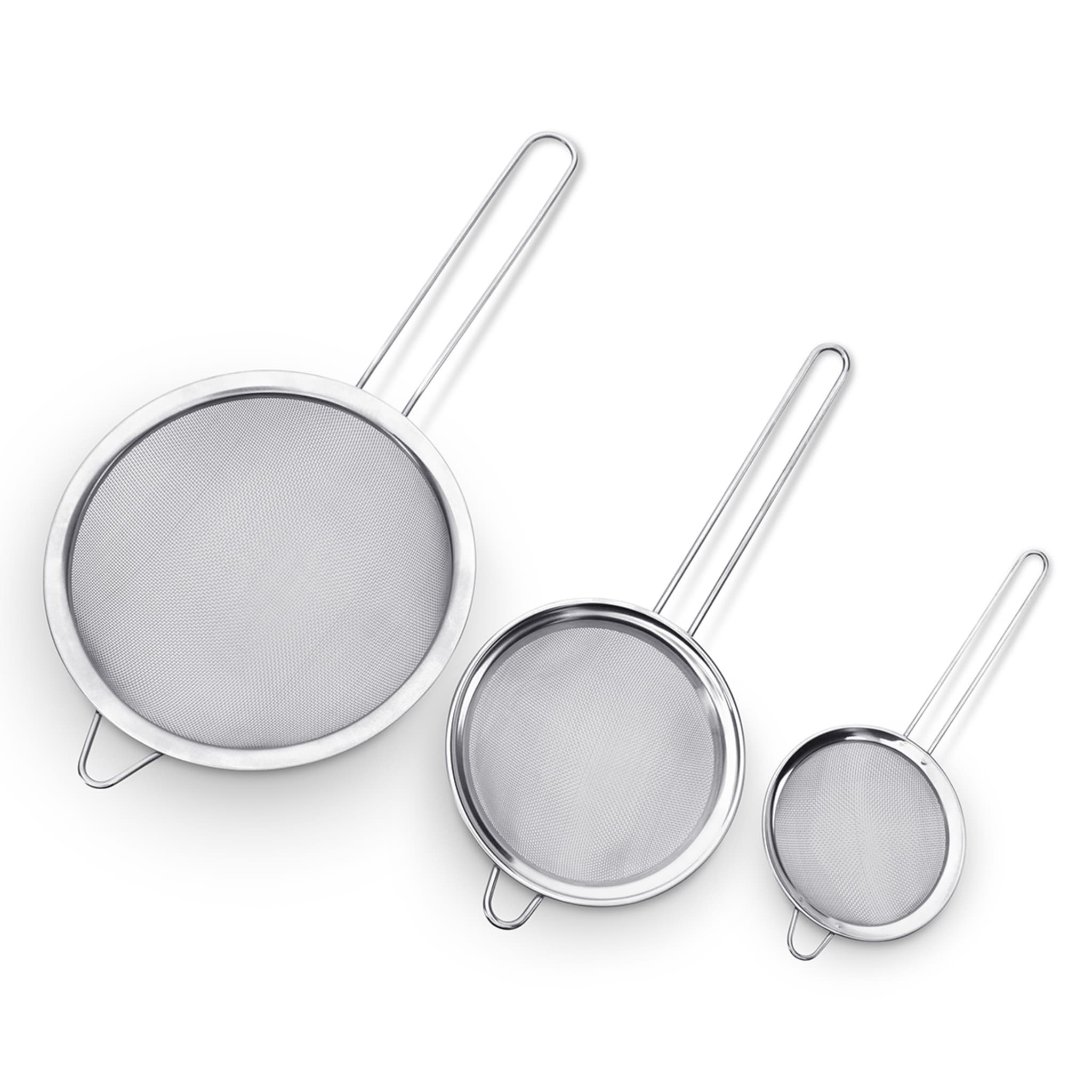 3 Metal Strainers Kmart