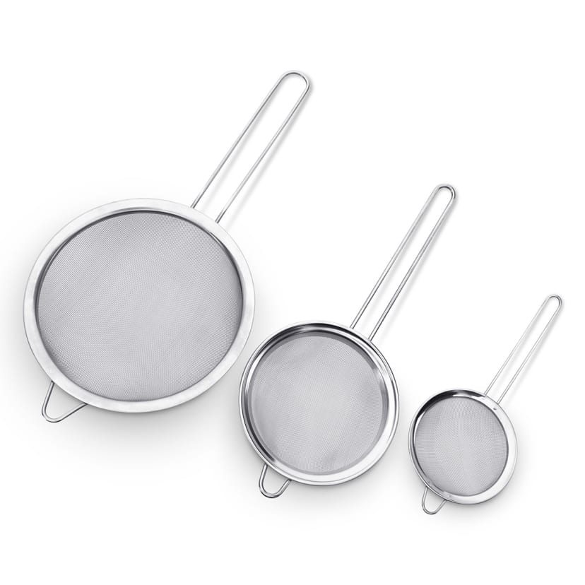 3 Metal Strainers Kmart