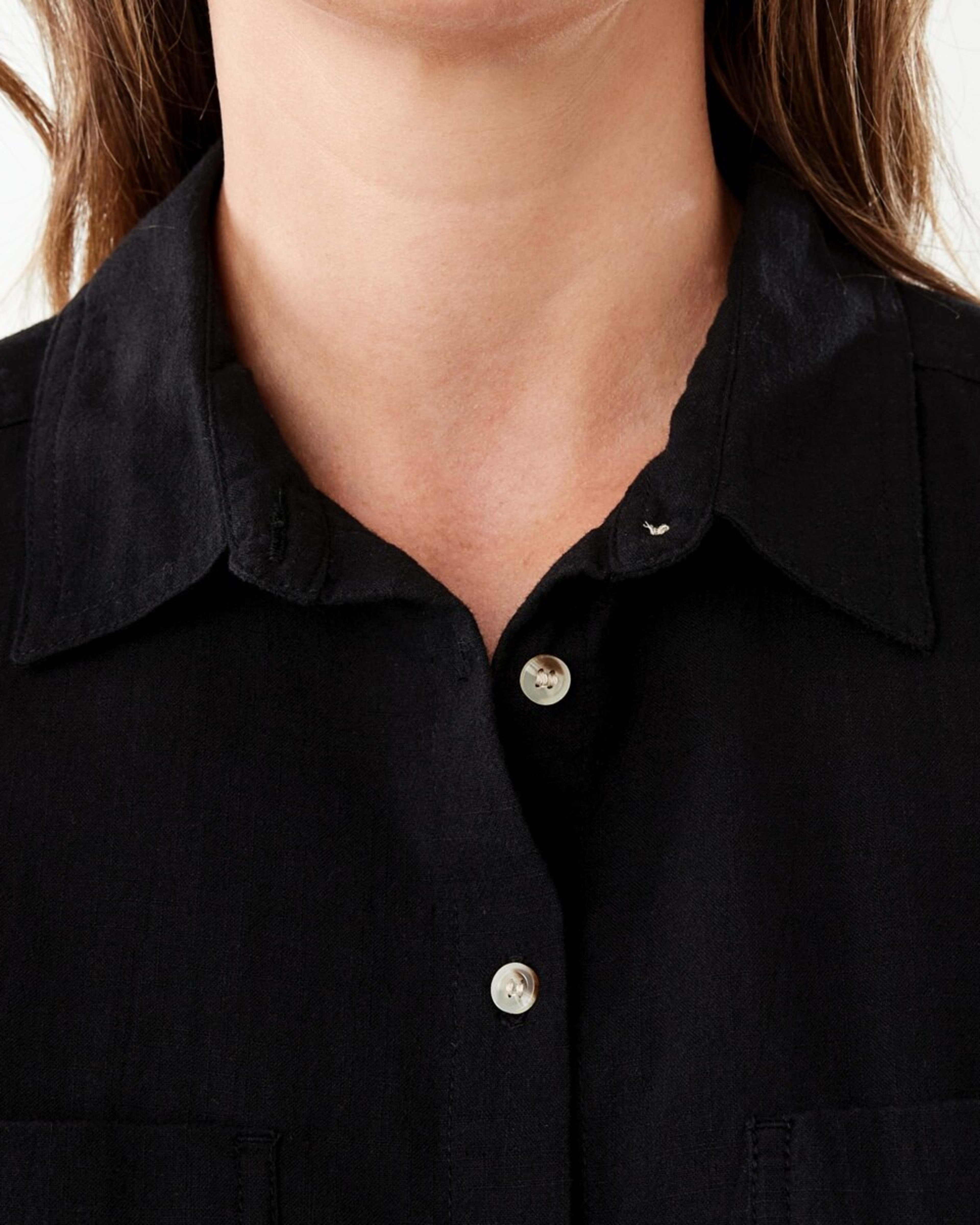 5 Long Sleeve Casual Shirt Black, 5 of 8