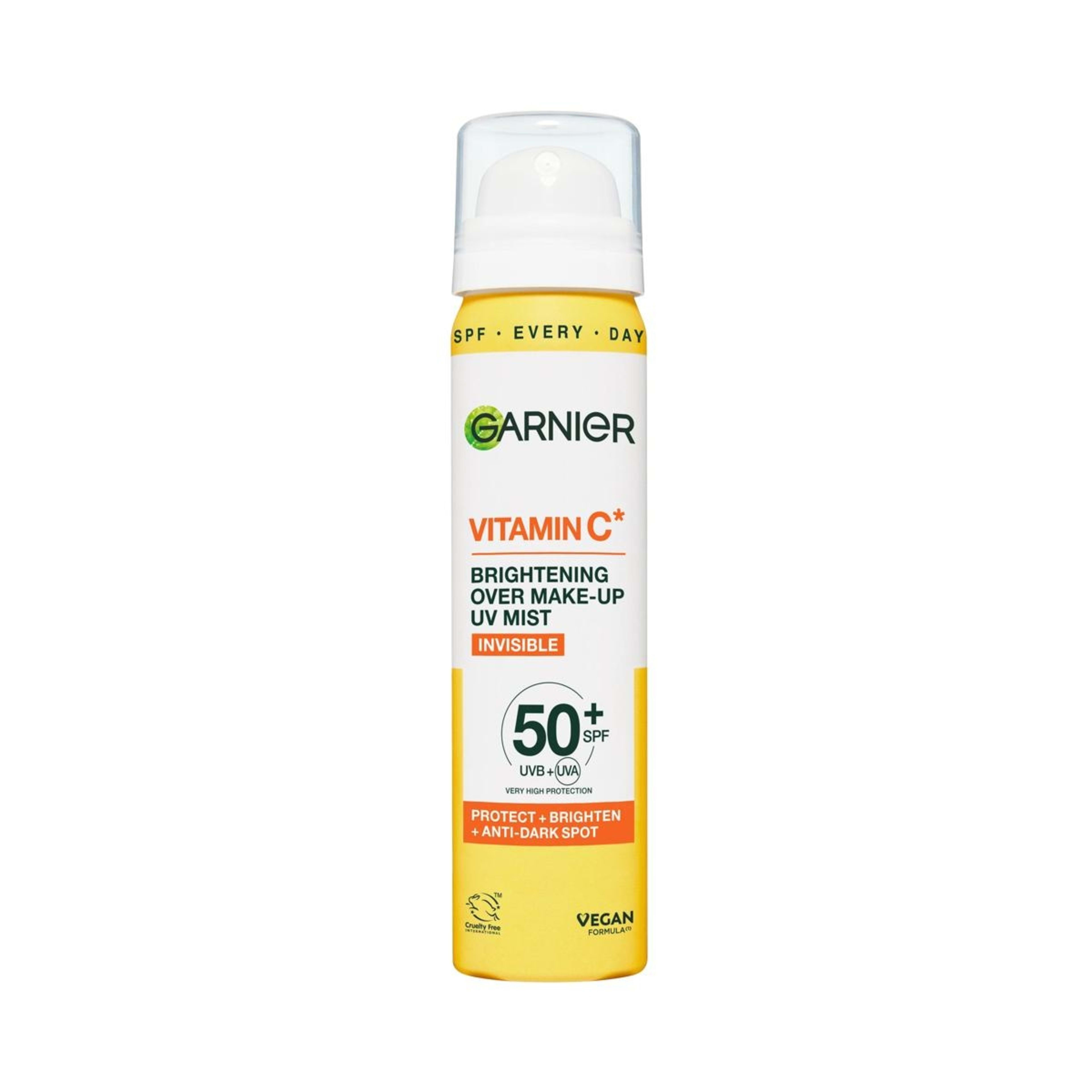 1 Garnier Brightening Over Make-Up UV Mist 99g - Vitamin C, 1 of 6