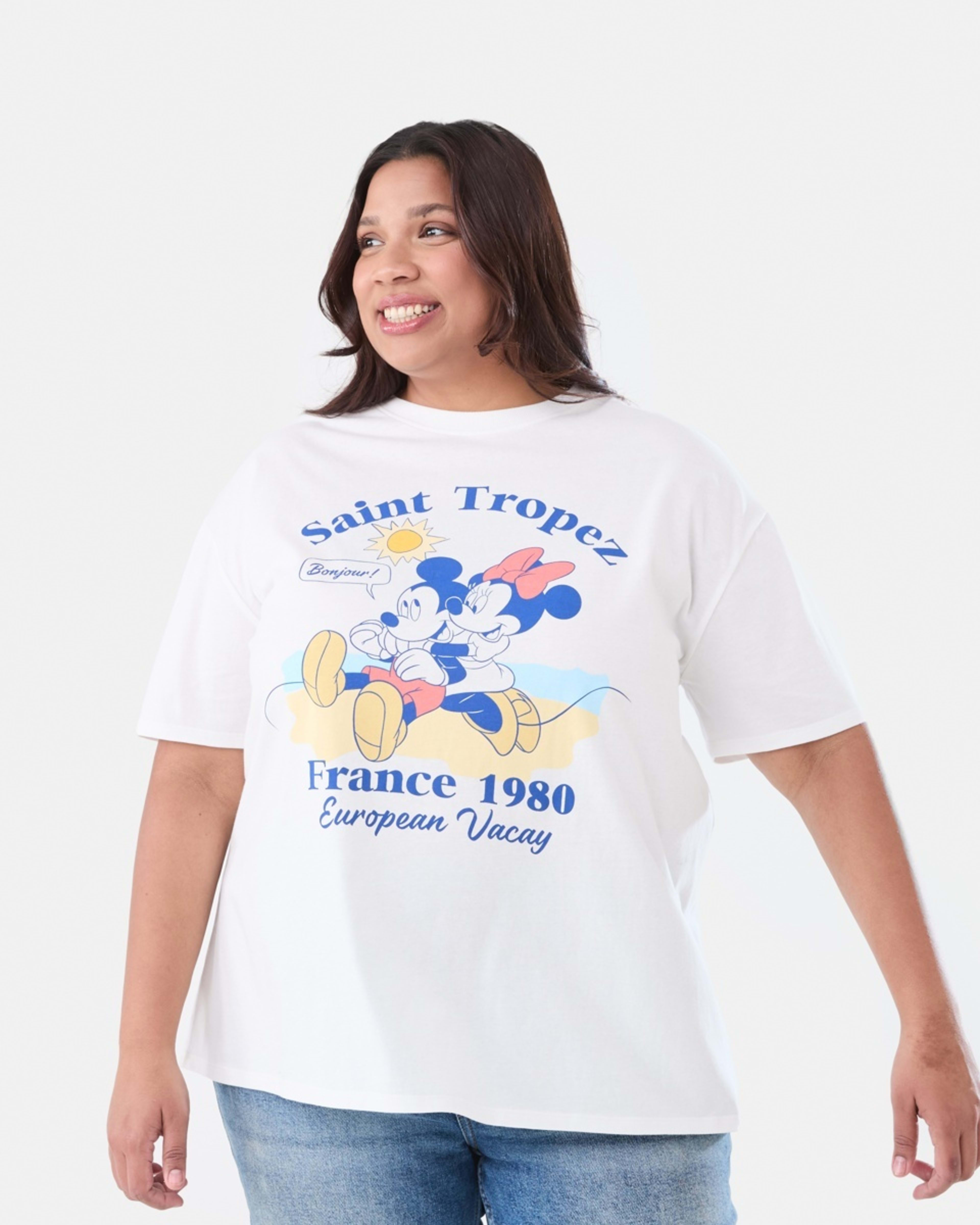 1 Curve Minnie License Short Sleeve T-shirt MINNIE VACAY
