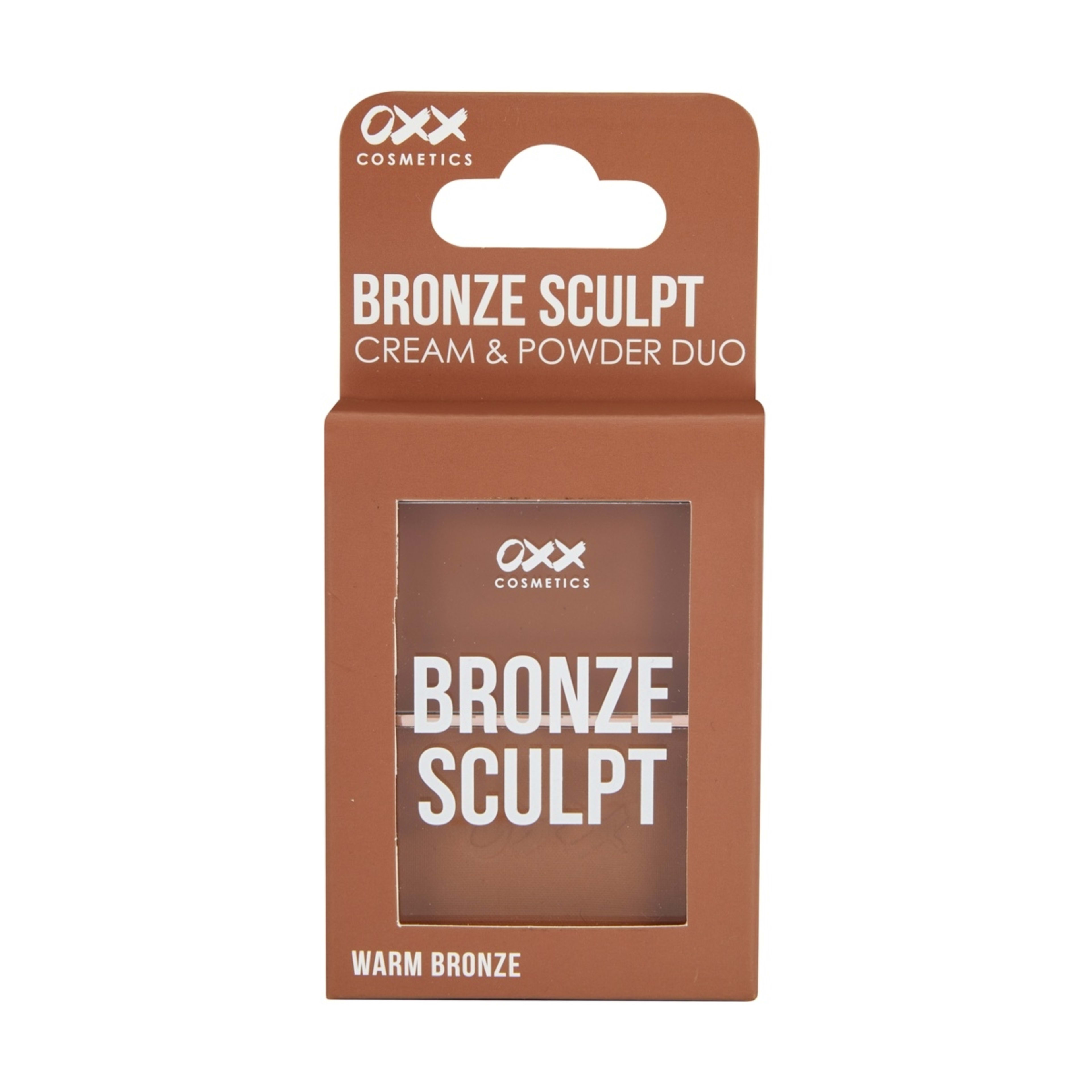 1 OXX Cosmetics Bronze Sculpt Cream and Powder Duo - Warm Bronze