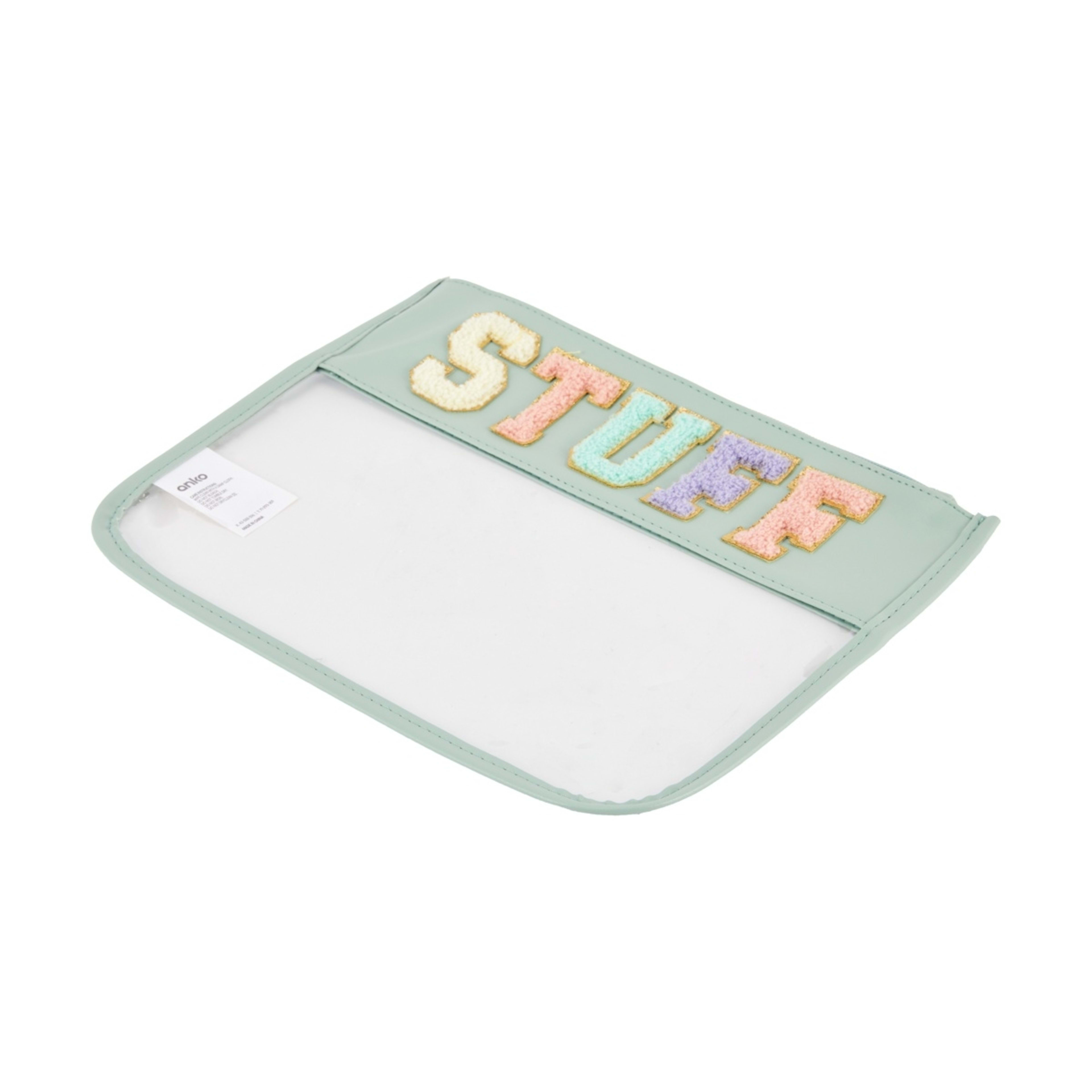 3 3 Piece Letter Pouch - Clear, 3 of 6