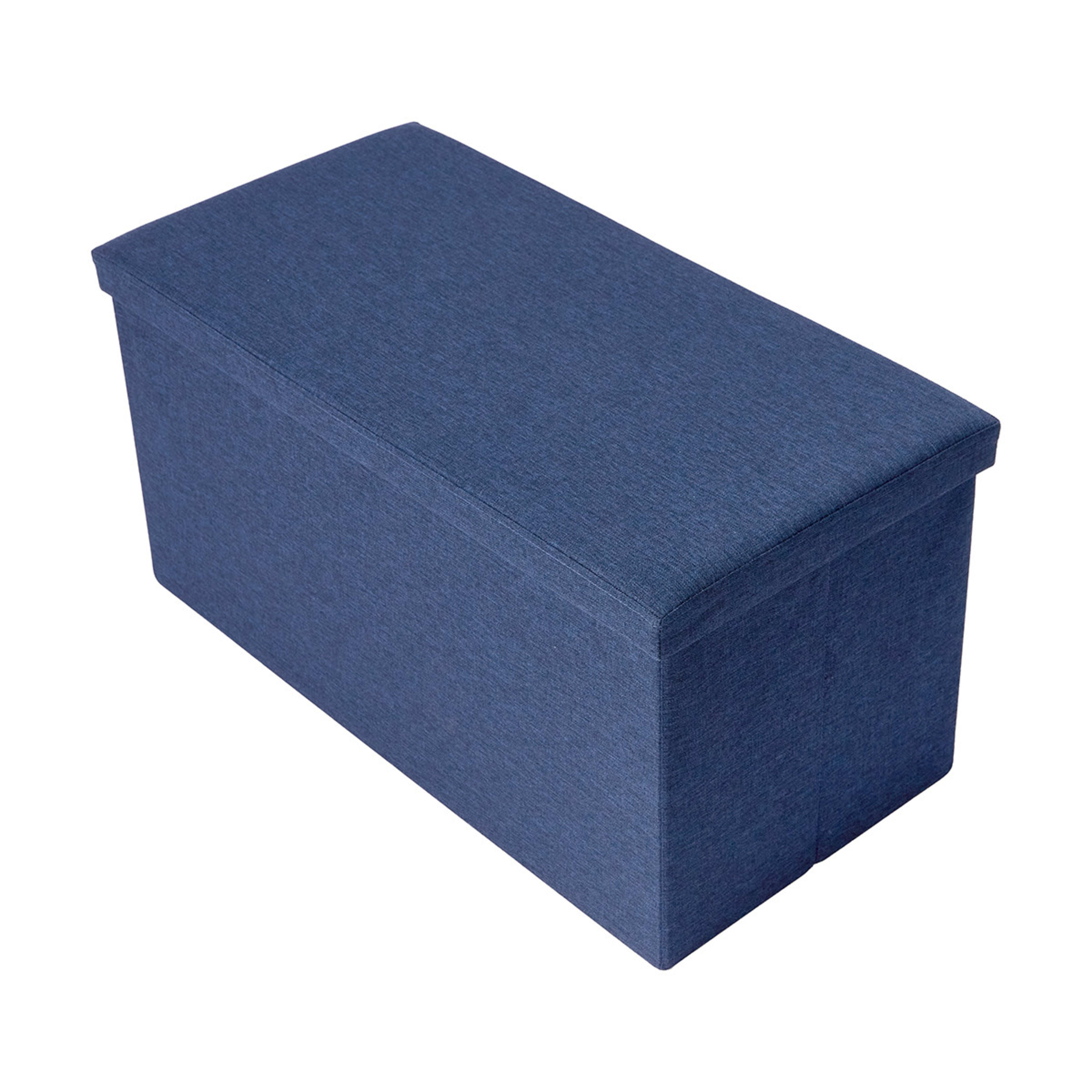 Bench Seat Storage Box Blue Kmart
