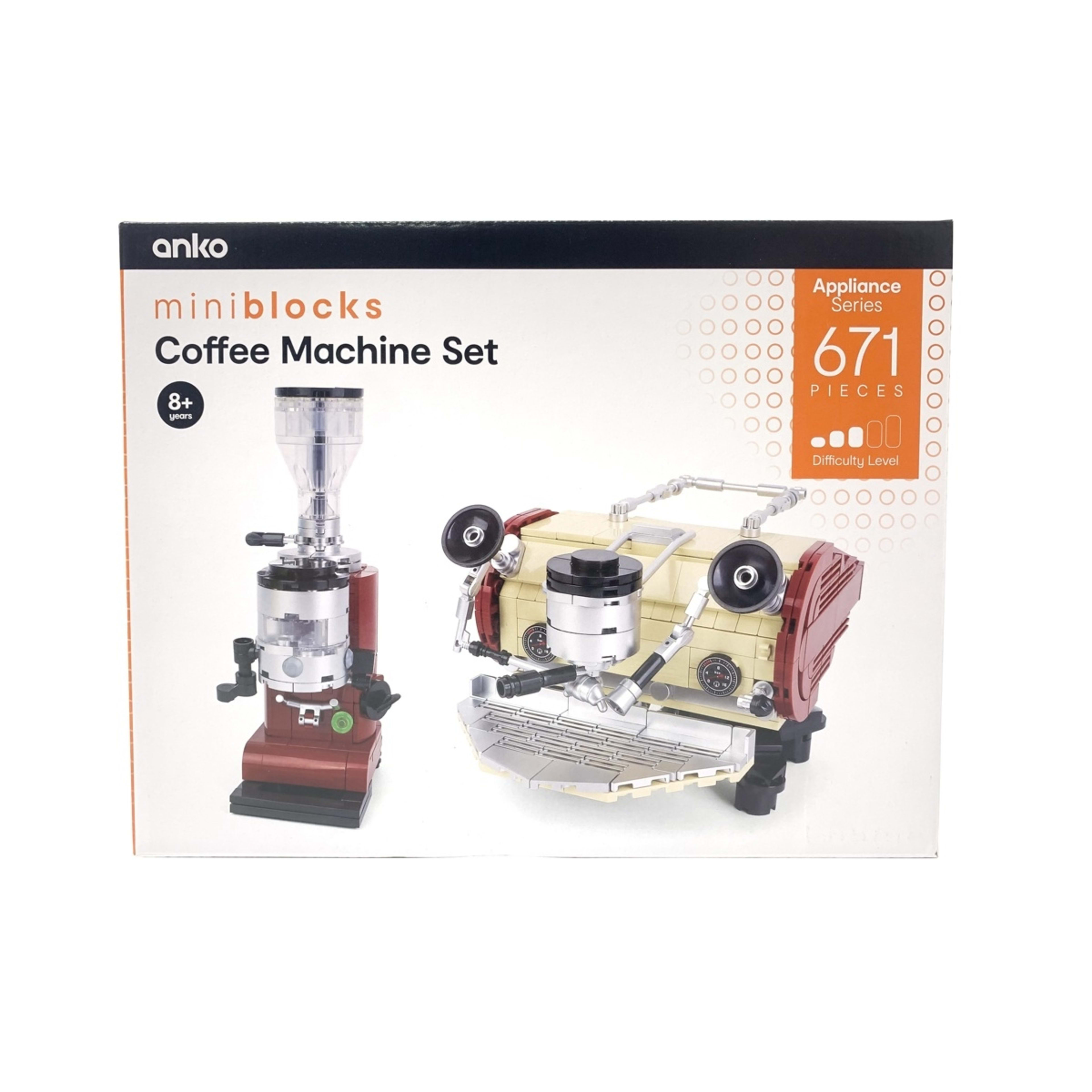 1 671 Piece Mini Blocks Appliance Series: Coffee Machine Set