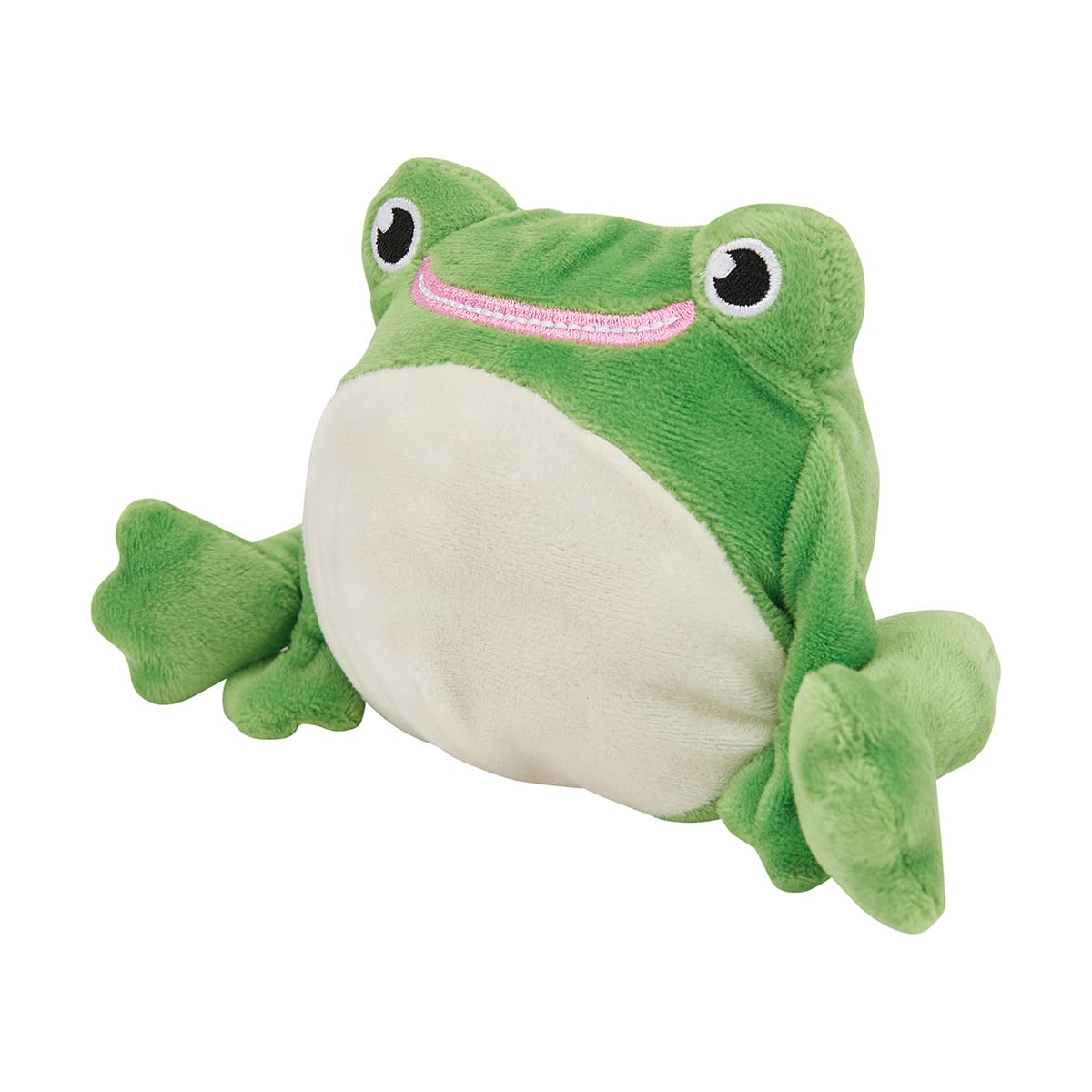 plush frog dog toy