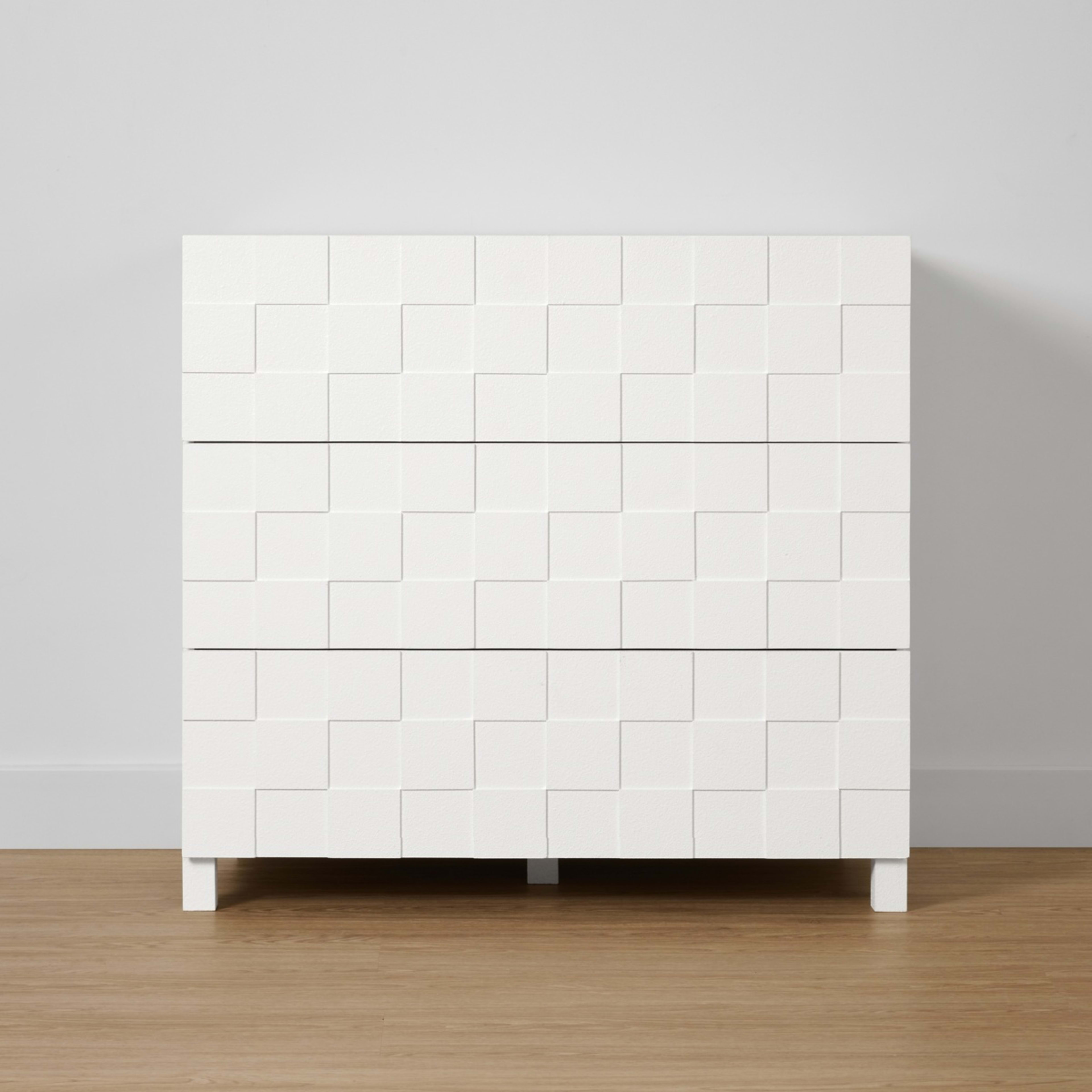 3 Chase Check 3 Drawer Chest - White, 3 of 10