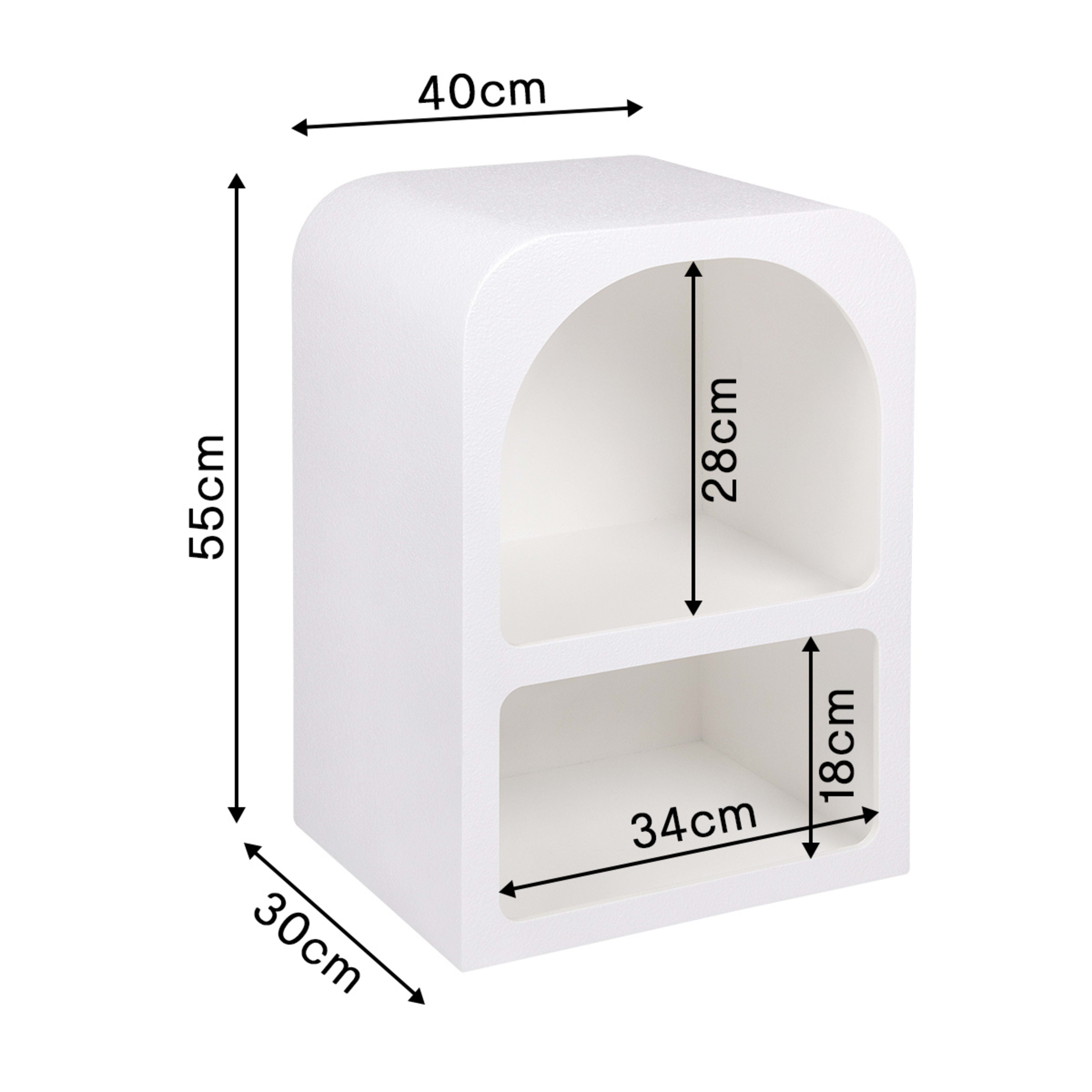 9 Arched Bedside Table, 9 of 10