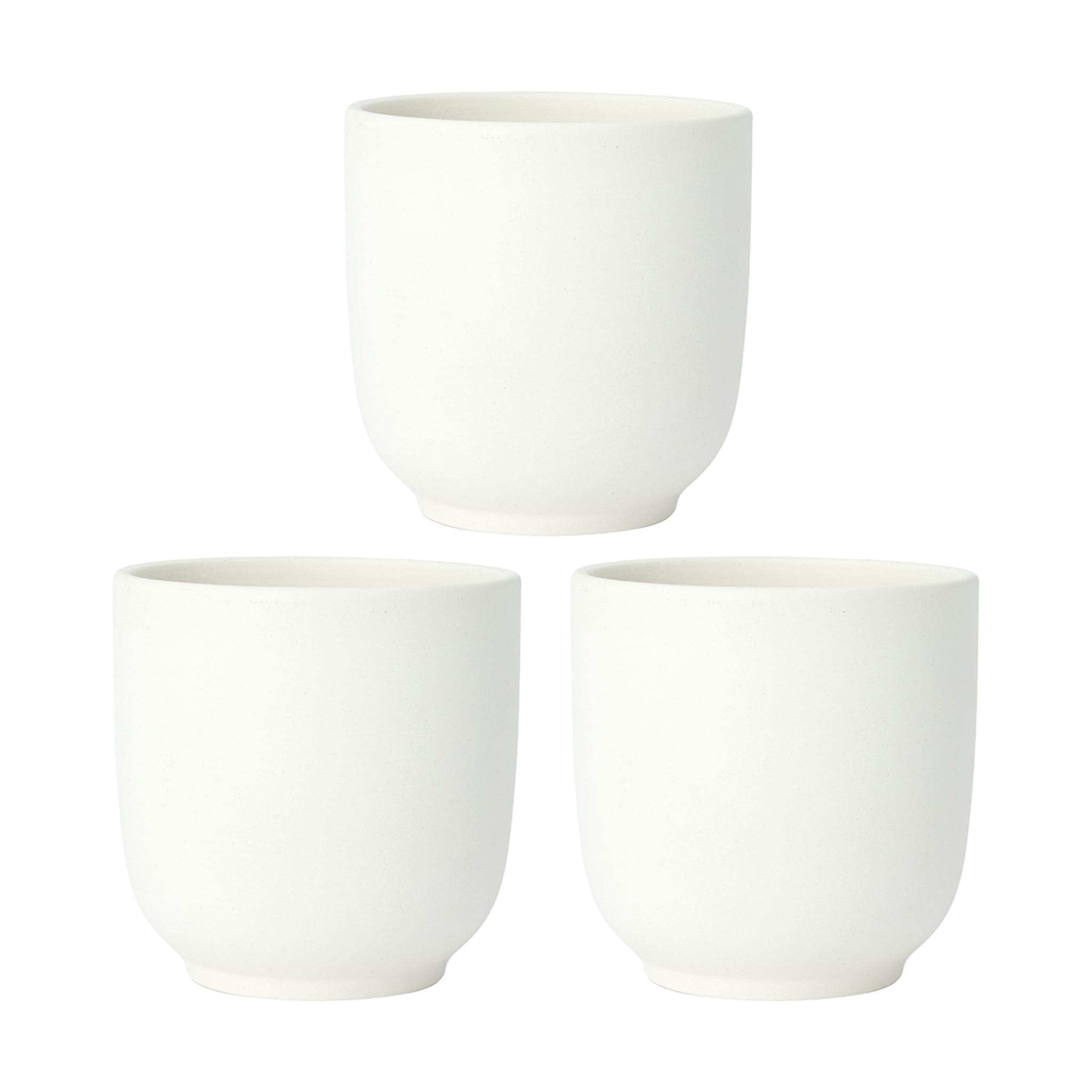 3 Pack DIY Ceramic Pots Kmart
