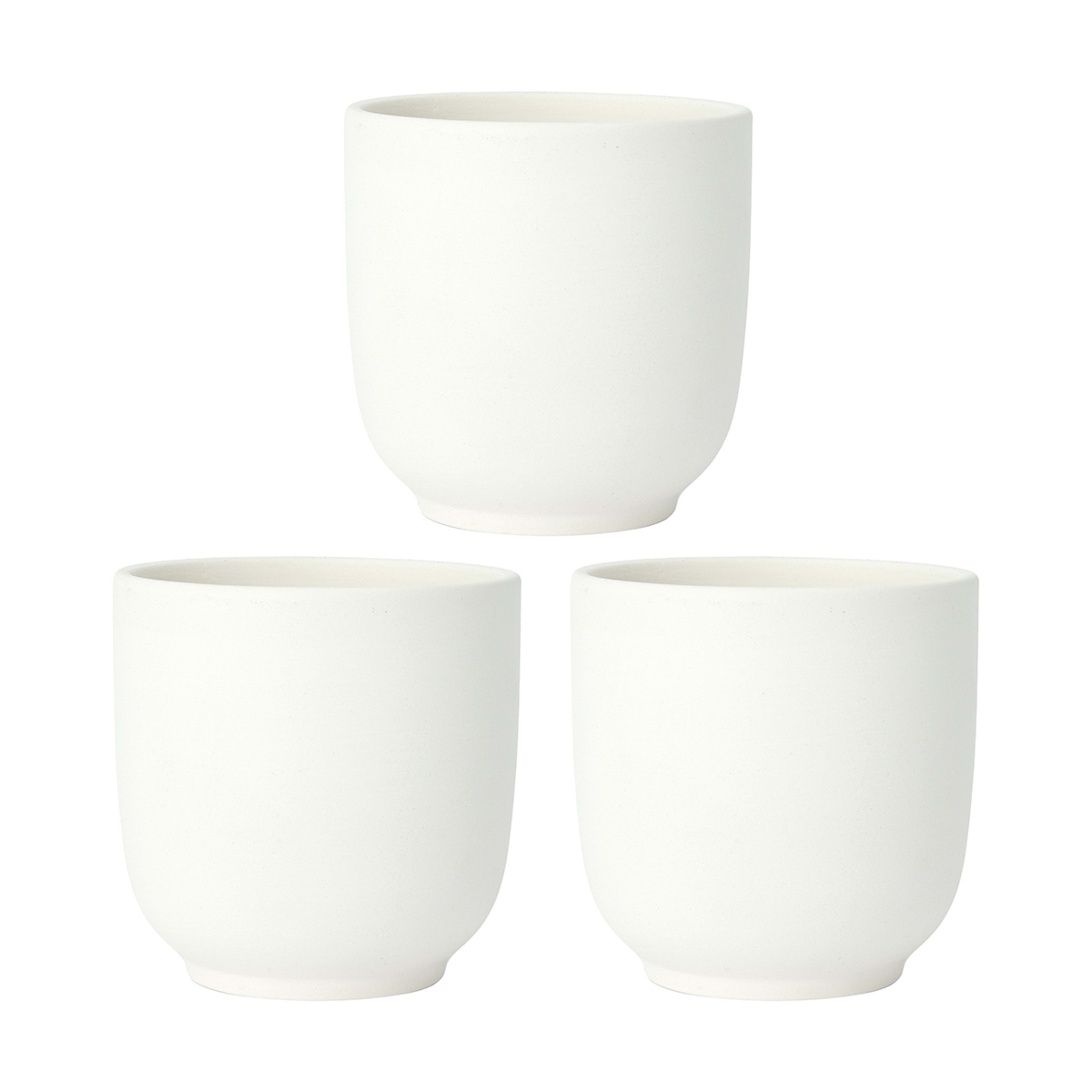 3 Pack DIY Ceramic Pots Kmart