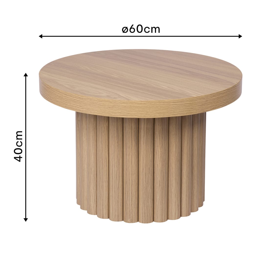 Chunky Ribbed Coffee Table Kmart