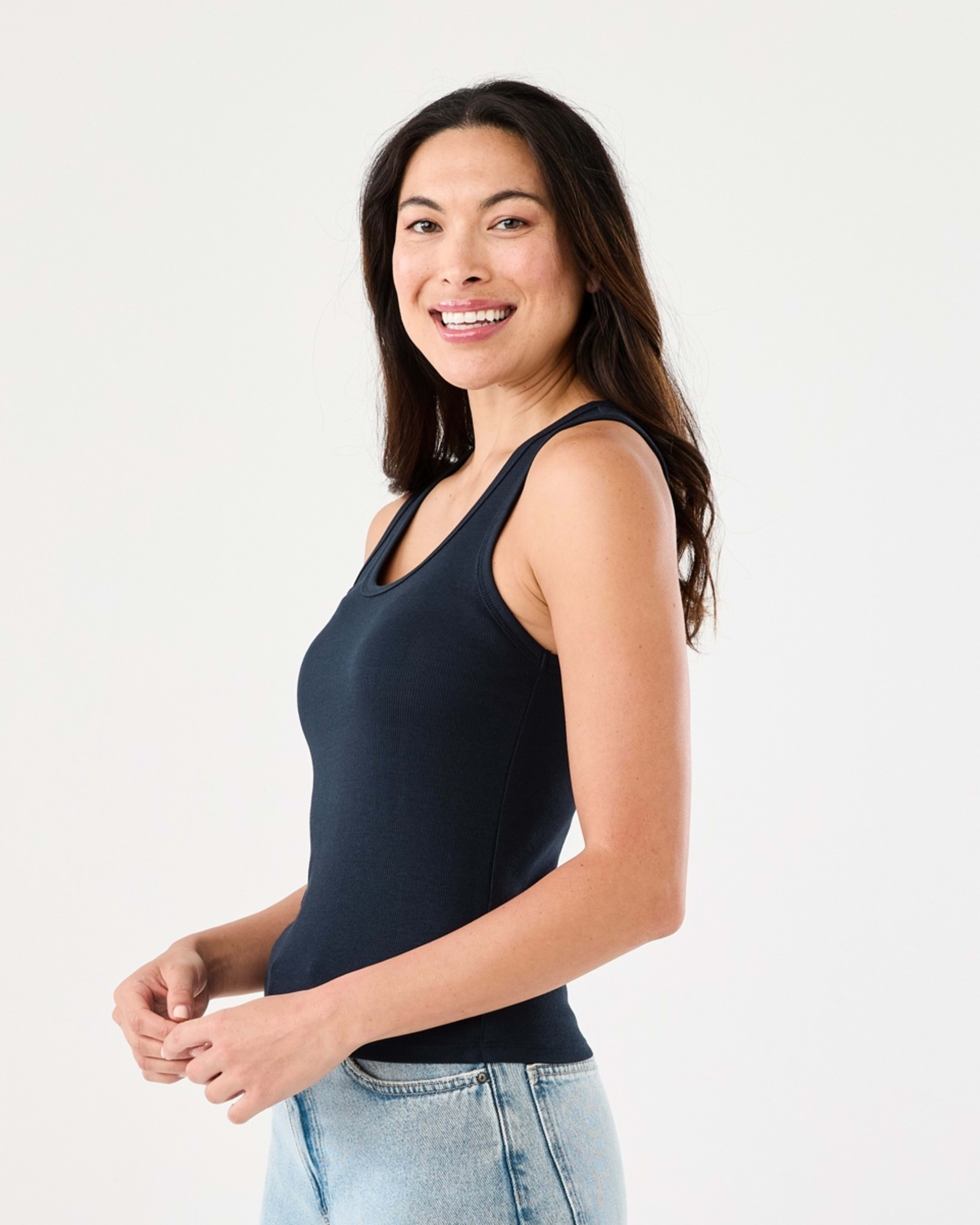 2 Sleeveless Rib Tank SKY CAPTAIN, 2 of 5