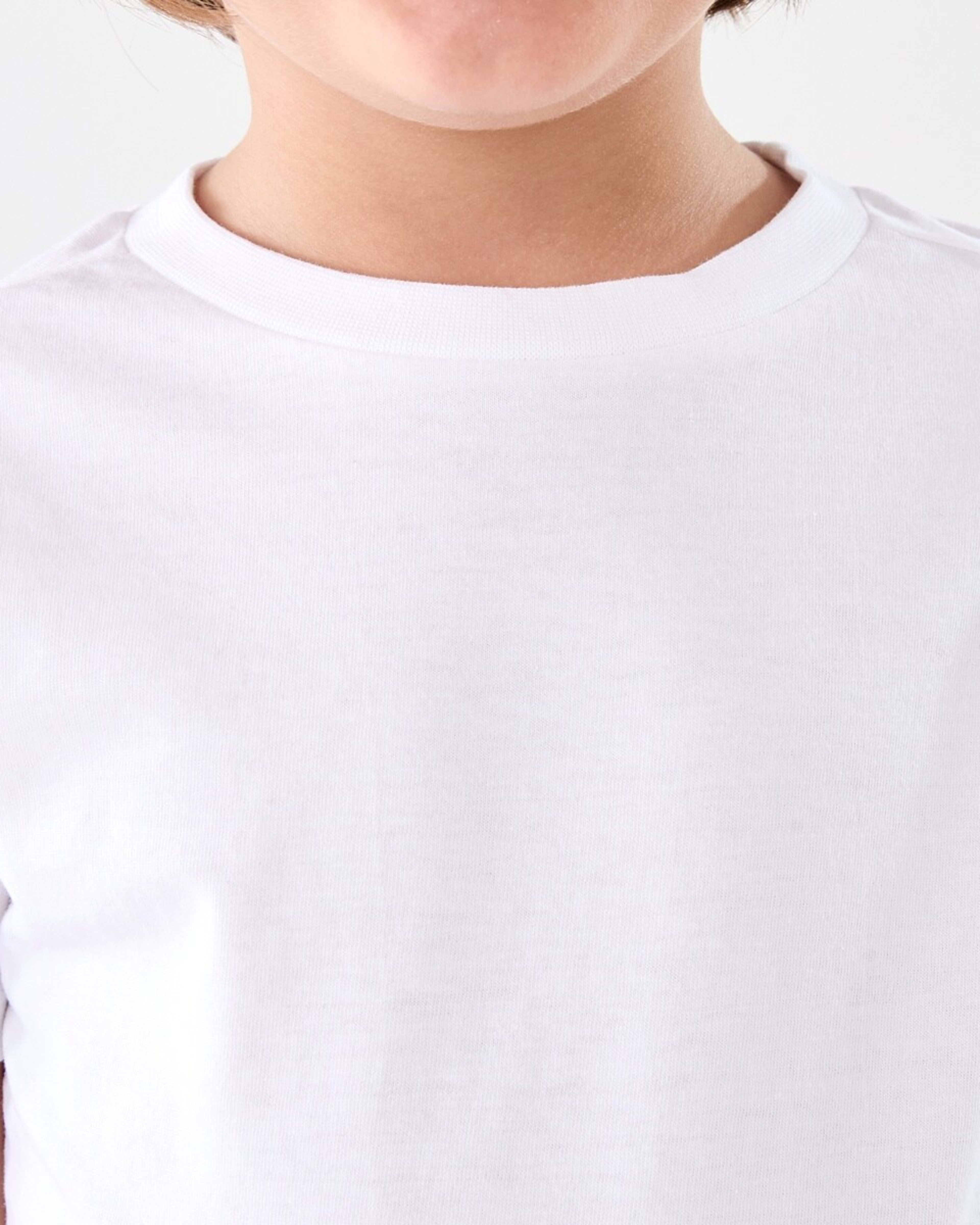 4 Plain T-shirt WHITE, 4 of 6