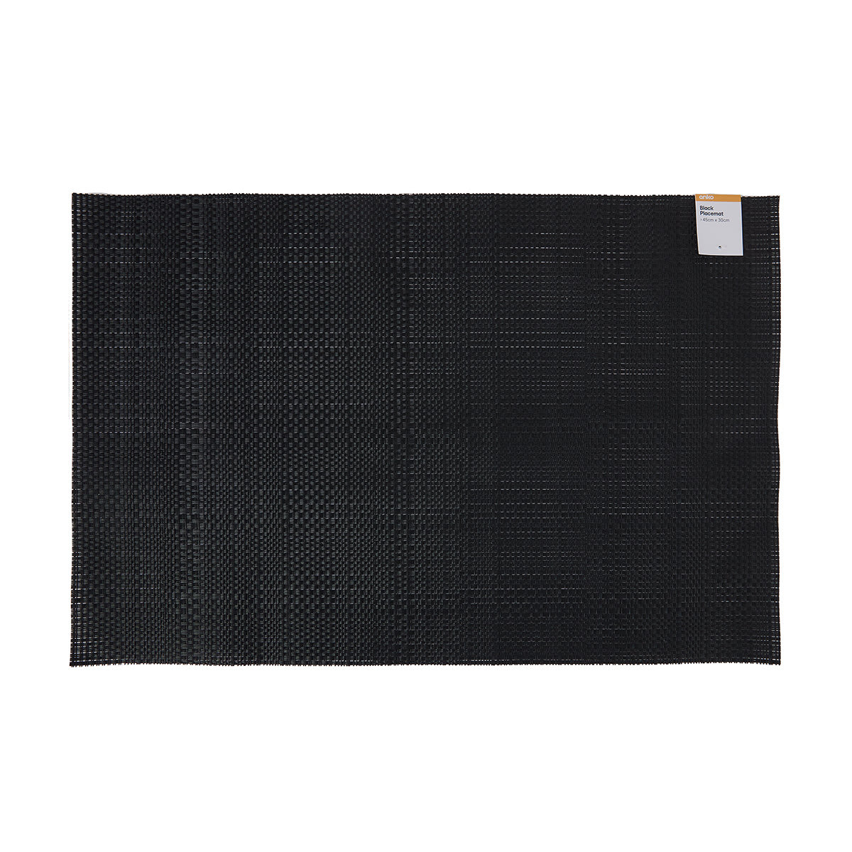 Black Weave Placemat Kmart