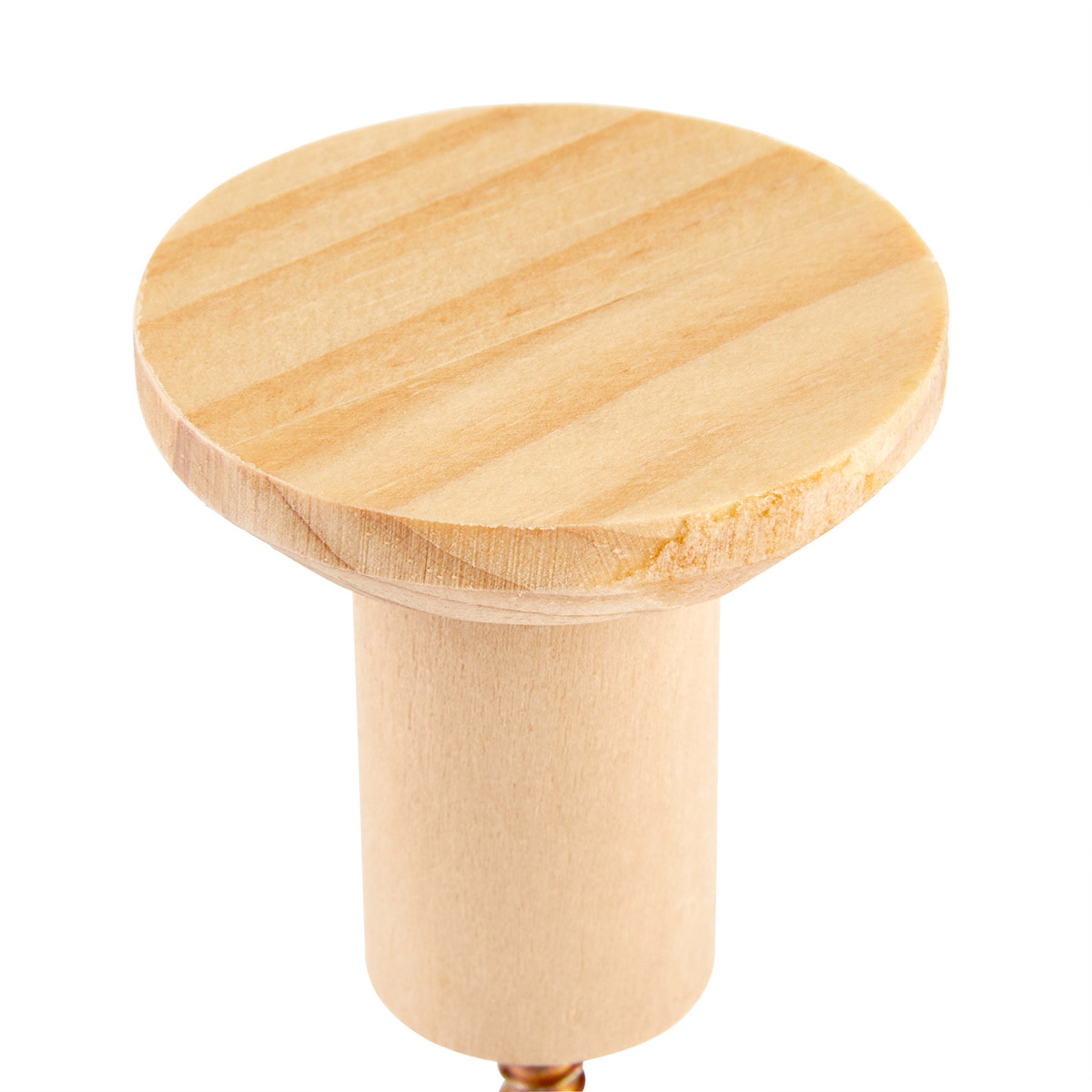 4 Pack Wooden Round Wall Hooks Kmart