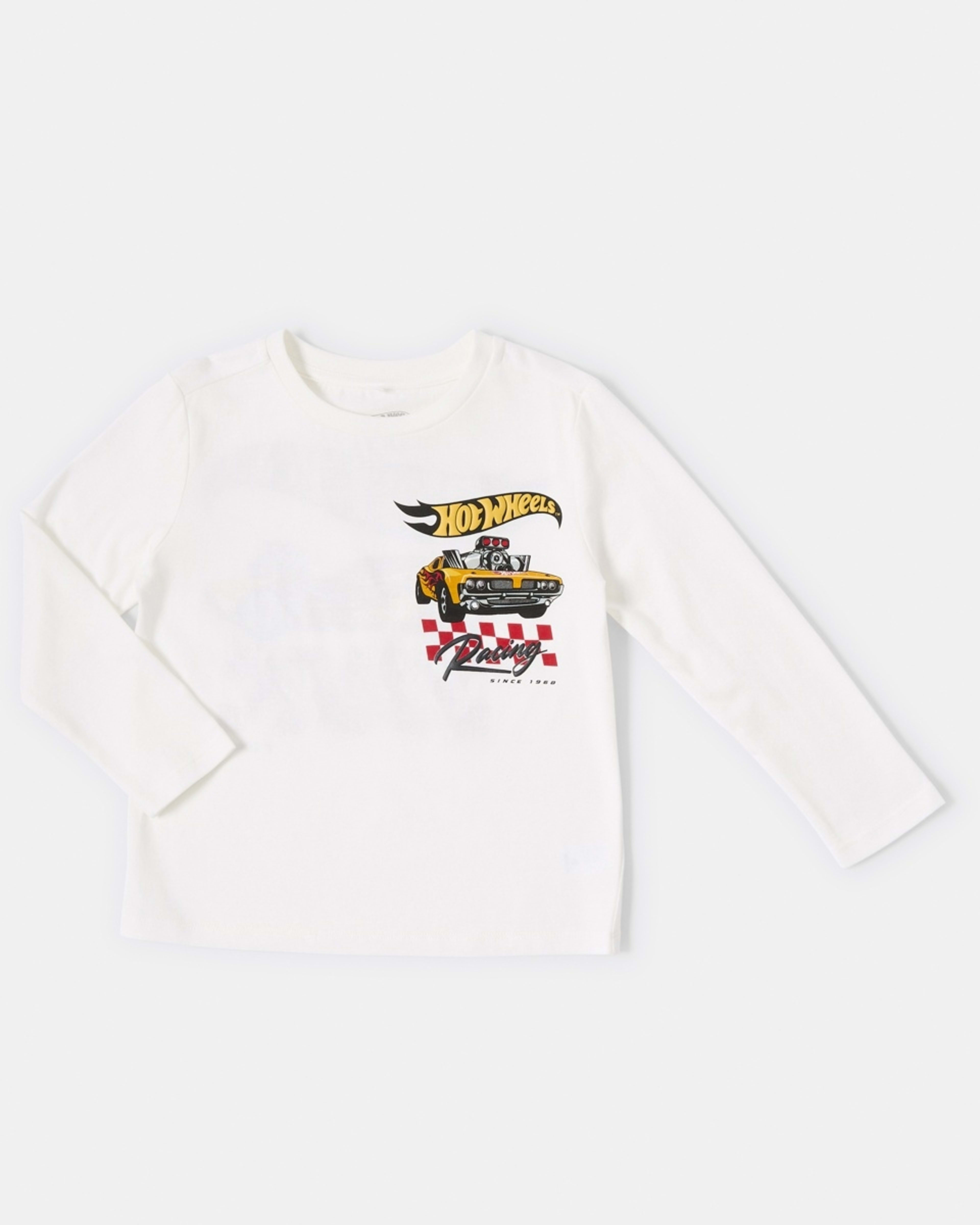 8 Hot Wheels License Long Sleeve T-shirt Hot Wheels Car Racing Team, 8 of 9