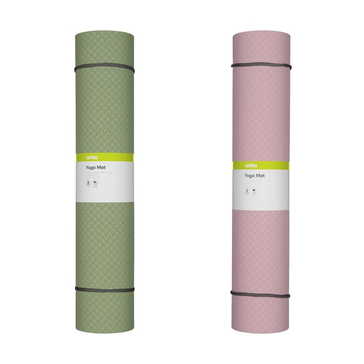 Yoga Mat Reversible, Assorted Kmart