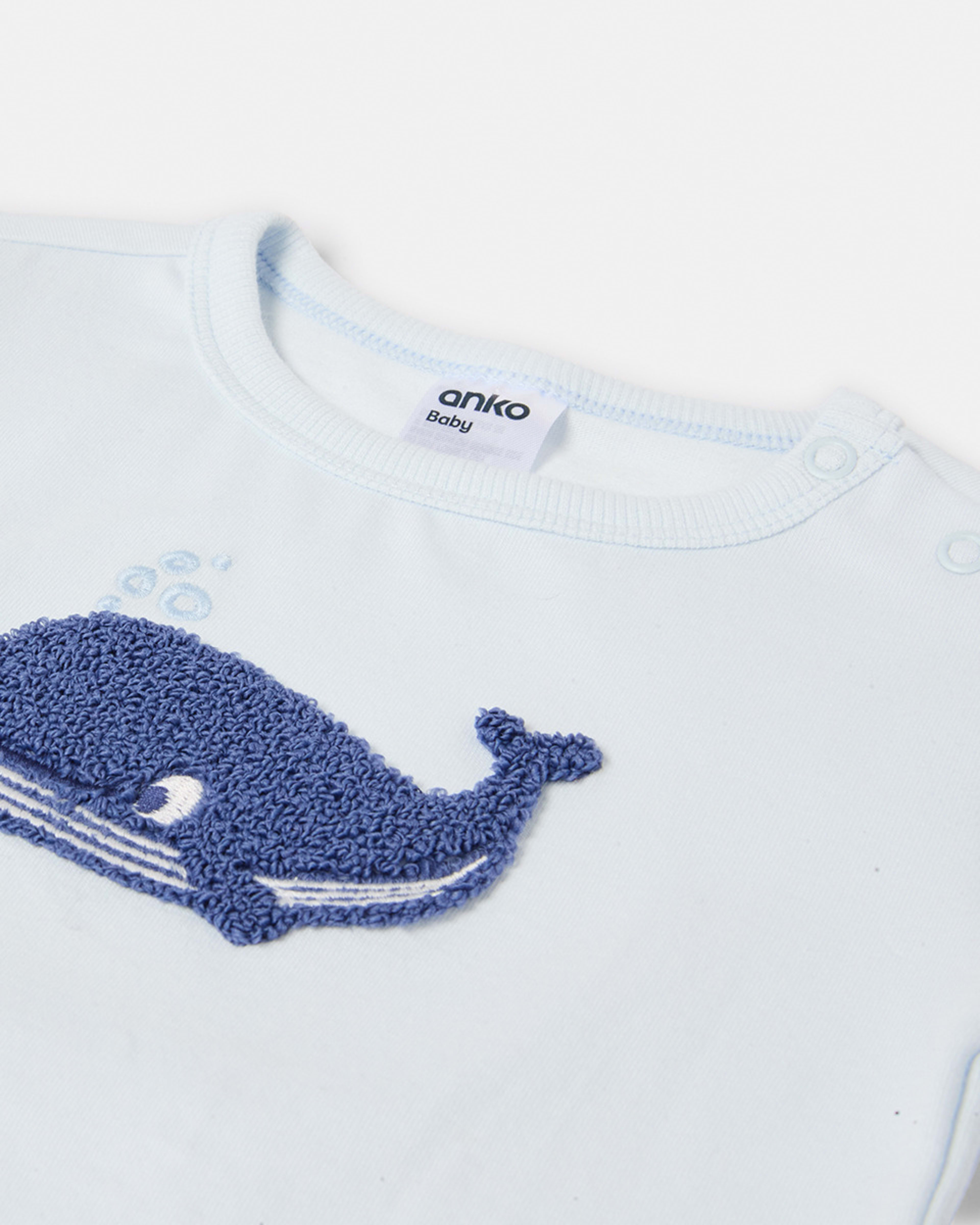 3 Applique T-shirt Whale, 3 of 3