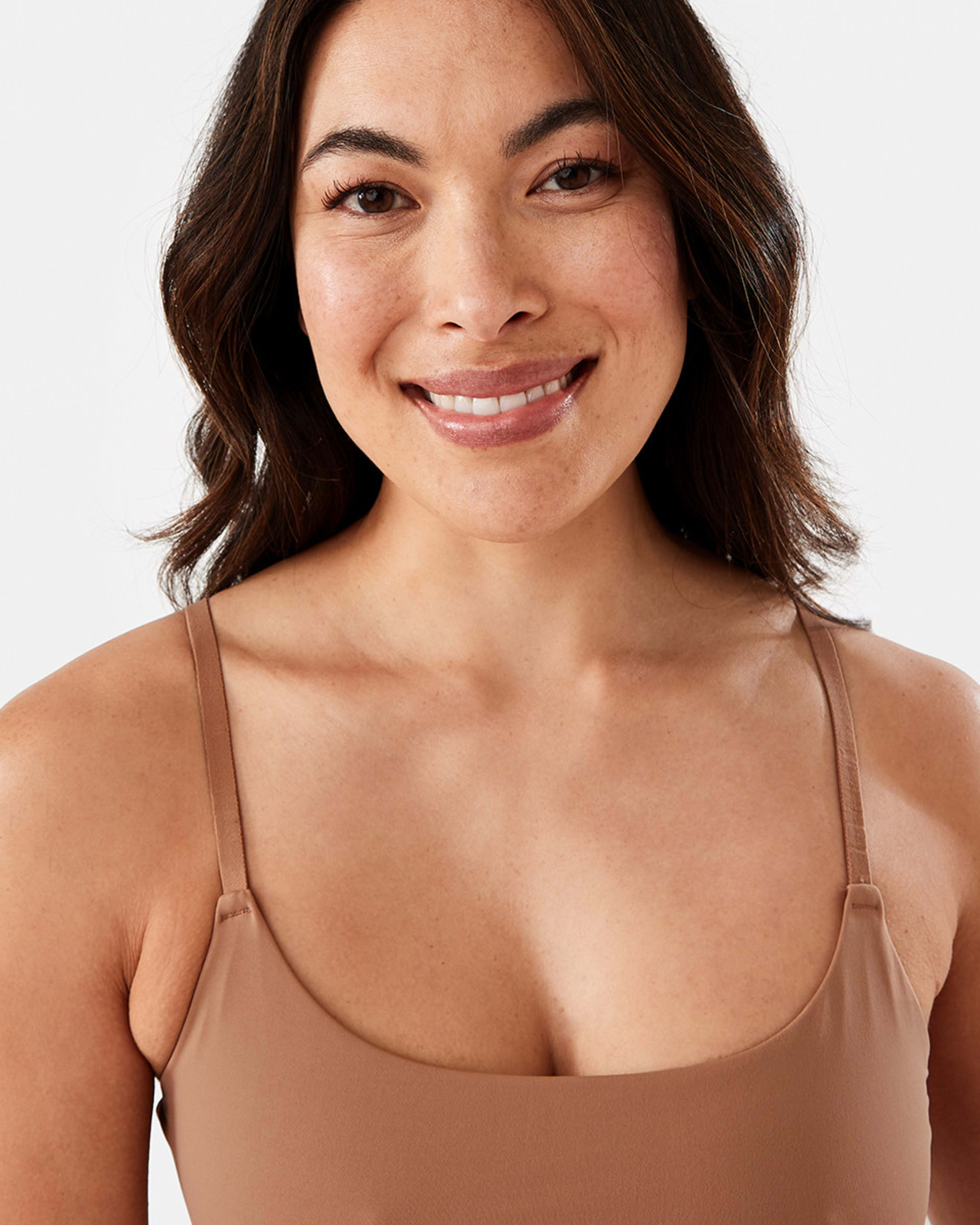 4 Scoop Neck Crop Bra Clay Beige, 4 of 6