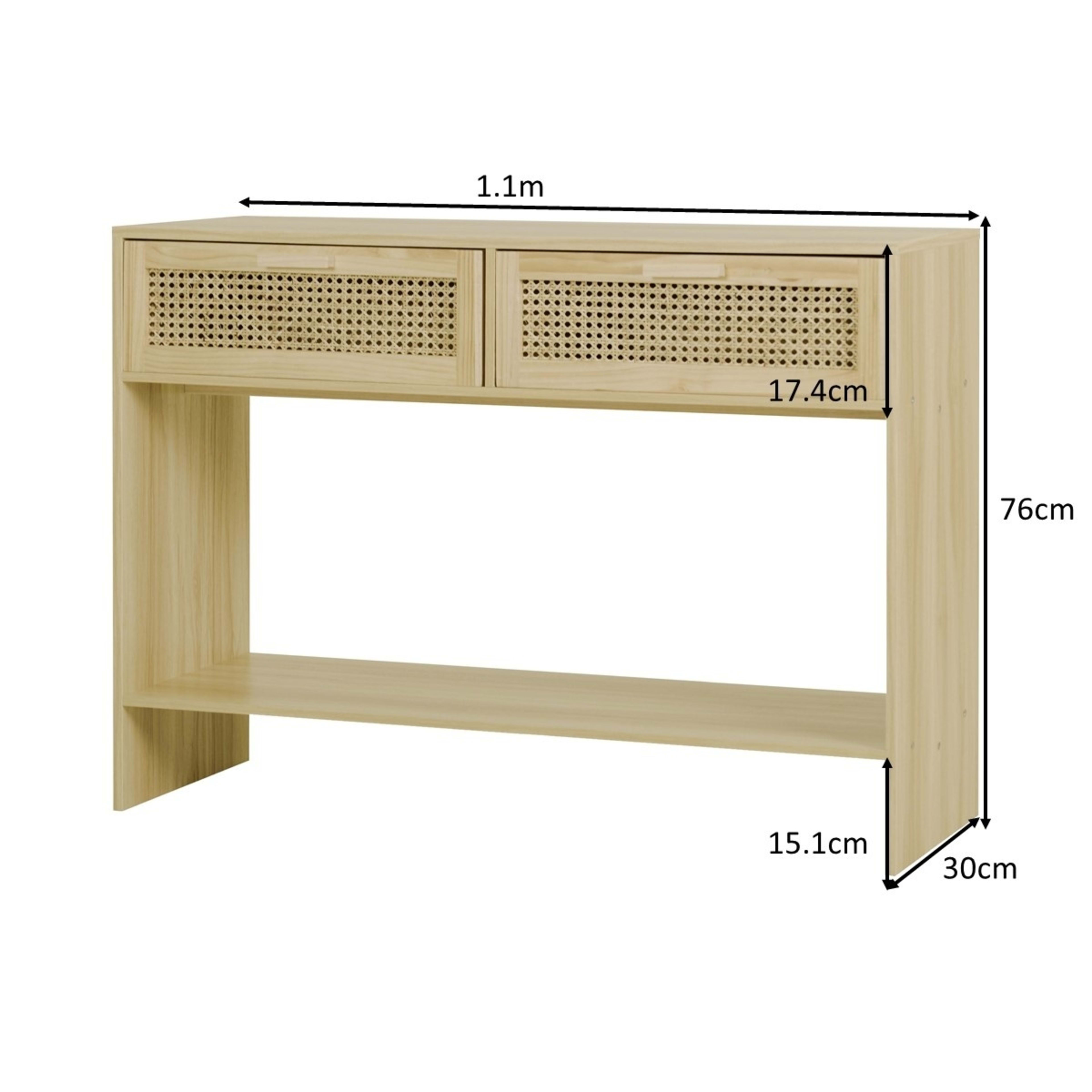 10 Rattan Hall Table, 10 of 10