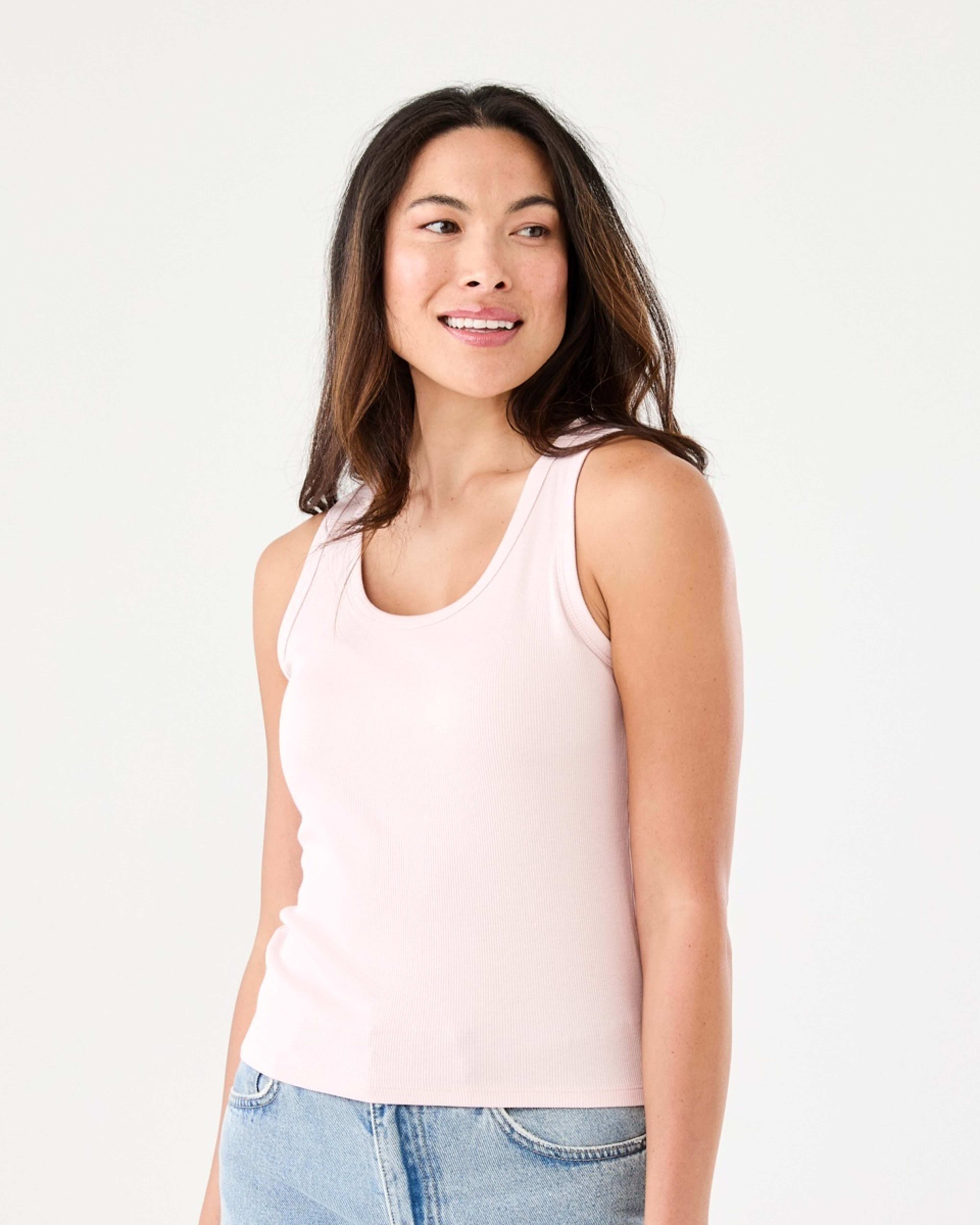 1 Sleeveless Rib Tank SOFT BLOSSOM
