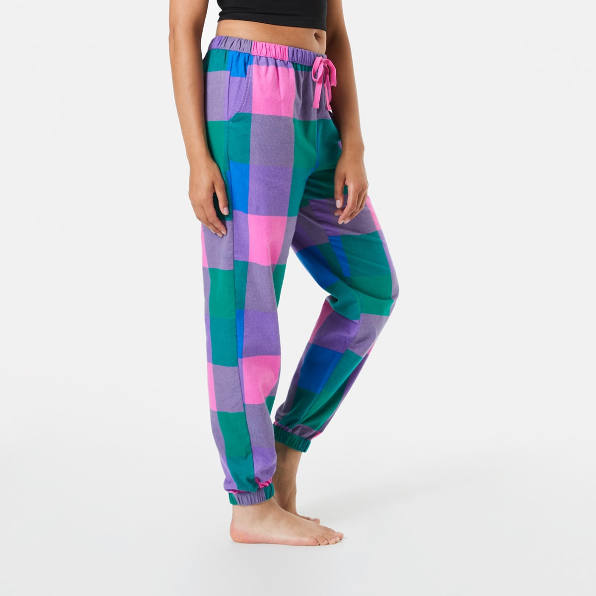 Cuffed Flannel Pants Kmart