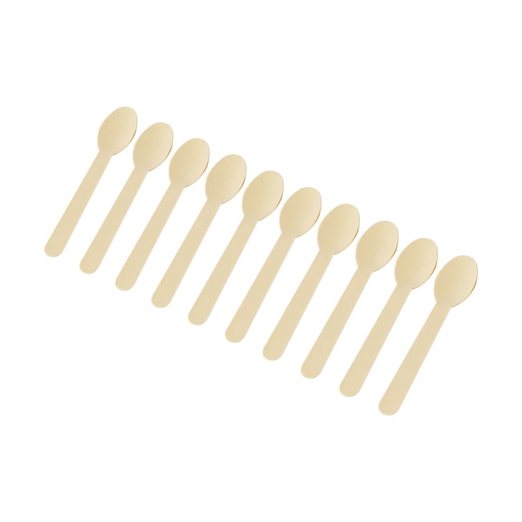 10 Piece Wooden Spoons Kmart
