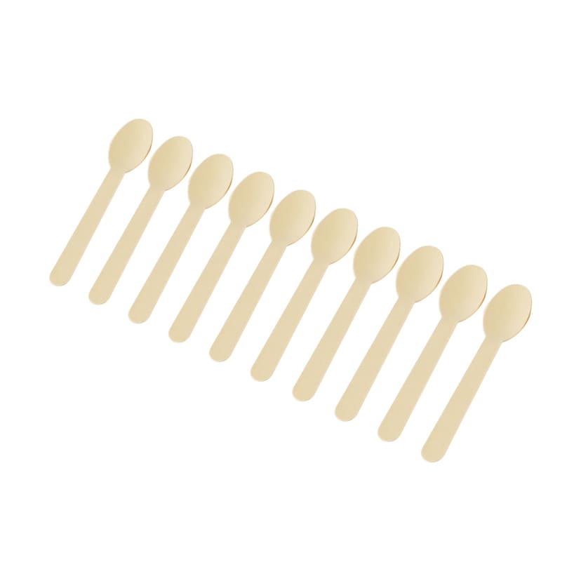 10 Piece Wooden Spoons Kmart