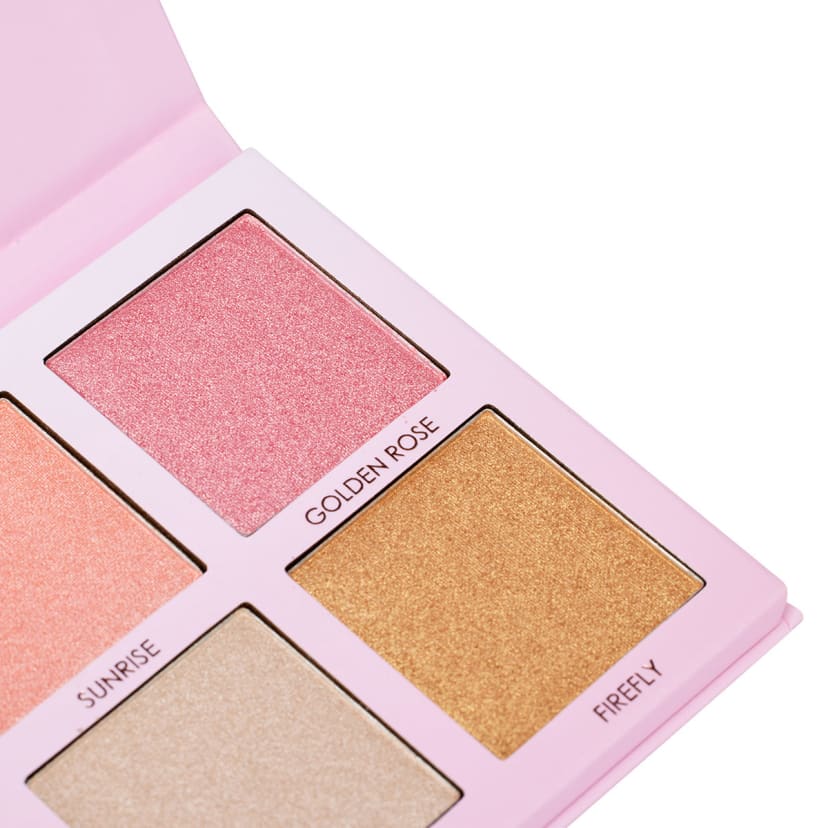 OXX Cosmetics 4 Shades Highlighter Palette Rosy Kmart