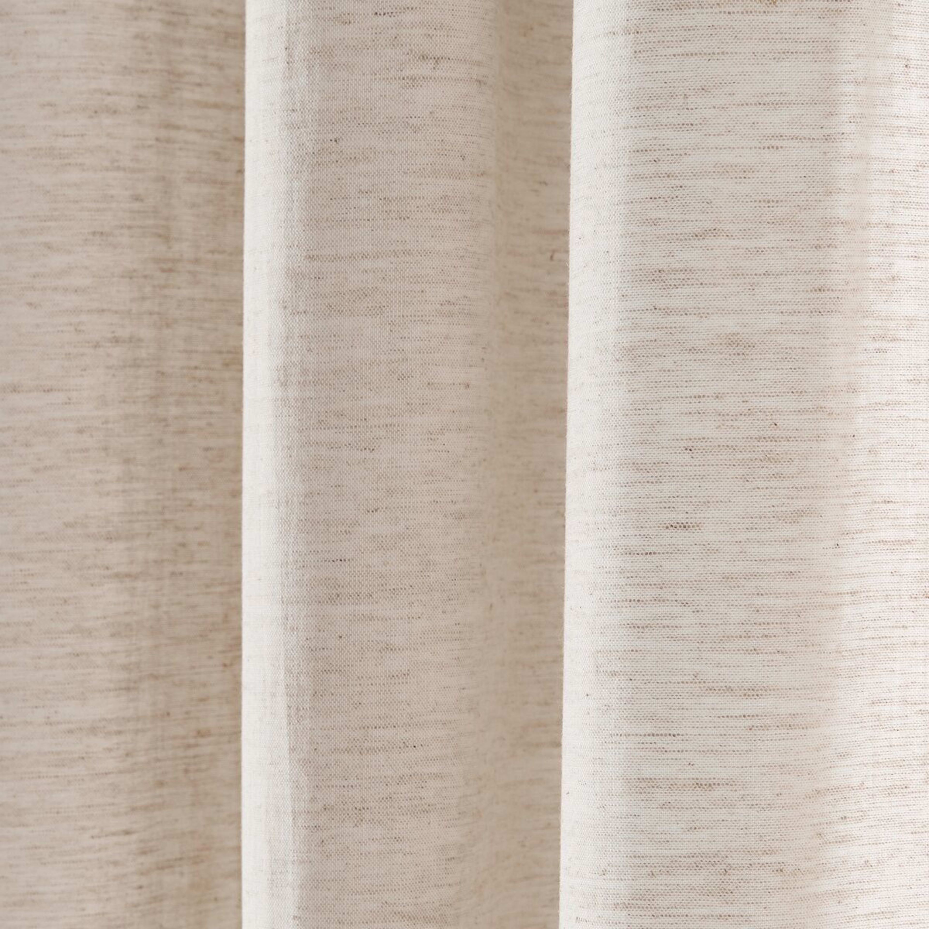 4 Cairo Wide Curtain - Beige, 4 of 5