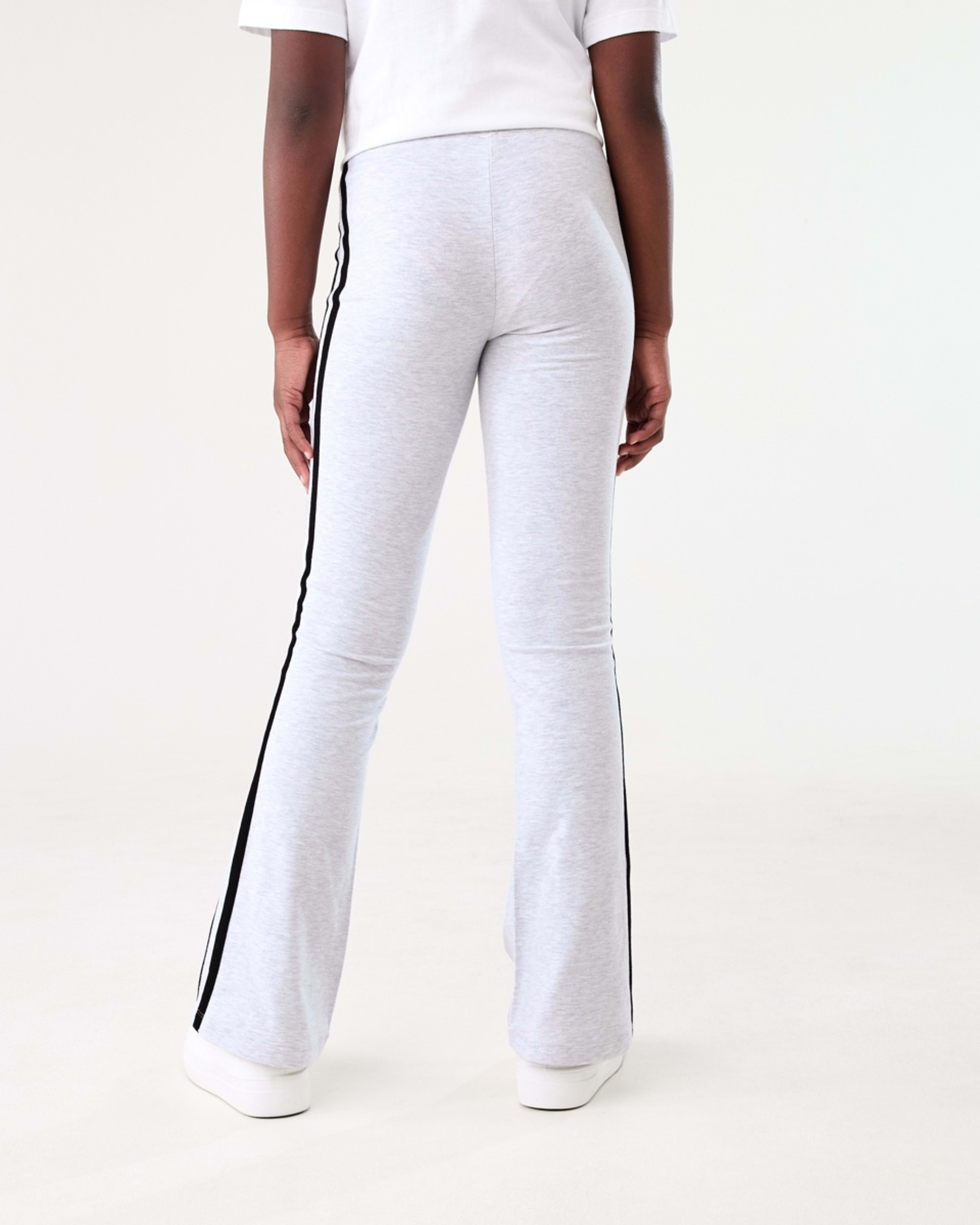 2 Side Stripe Flare Leggings WHITE MARLE, 2 of 6