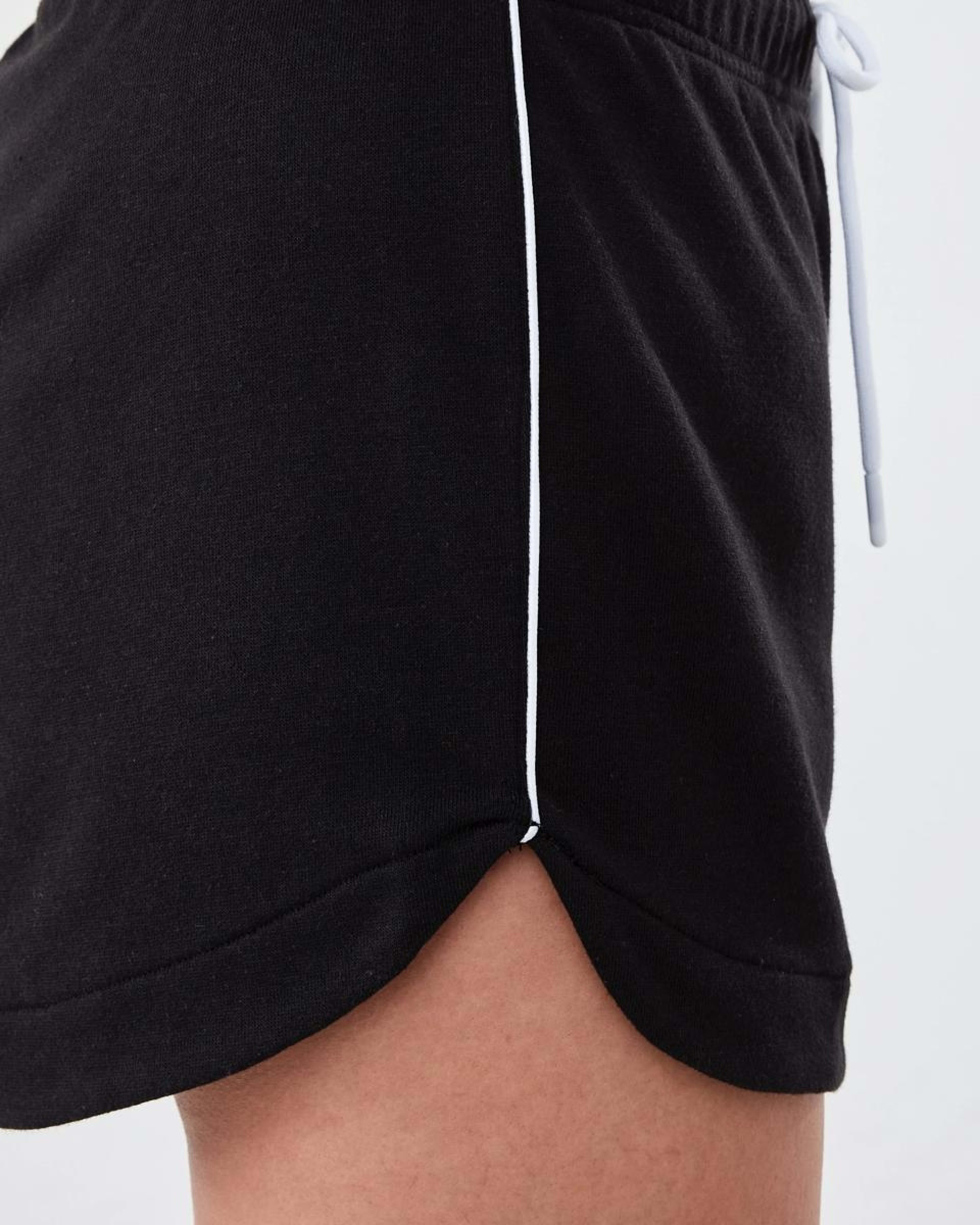 5 Active Womens Terry Sport Shorts Black, 5 of 6