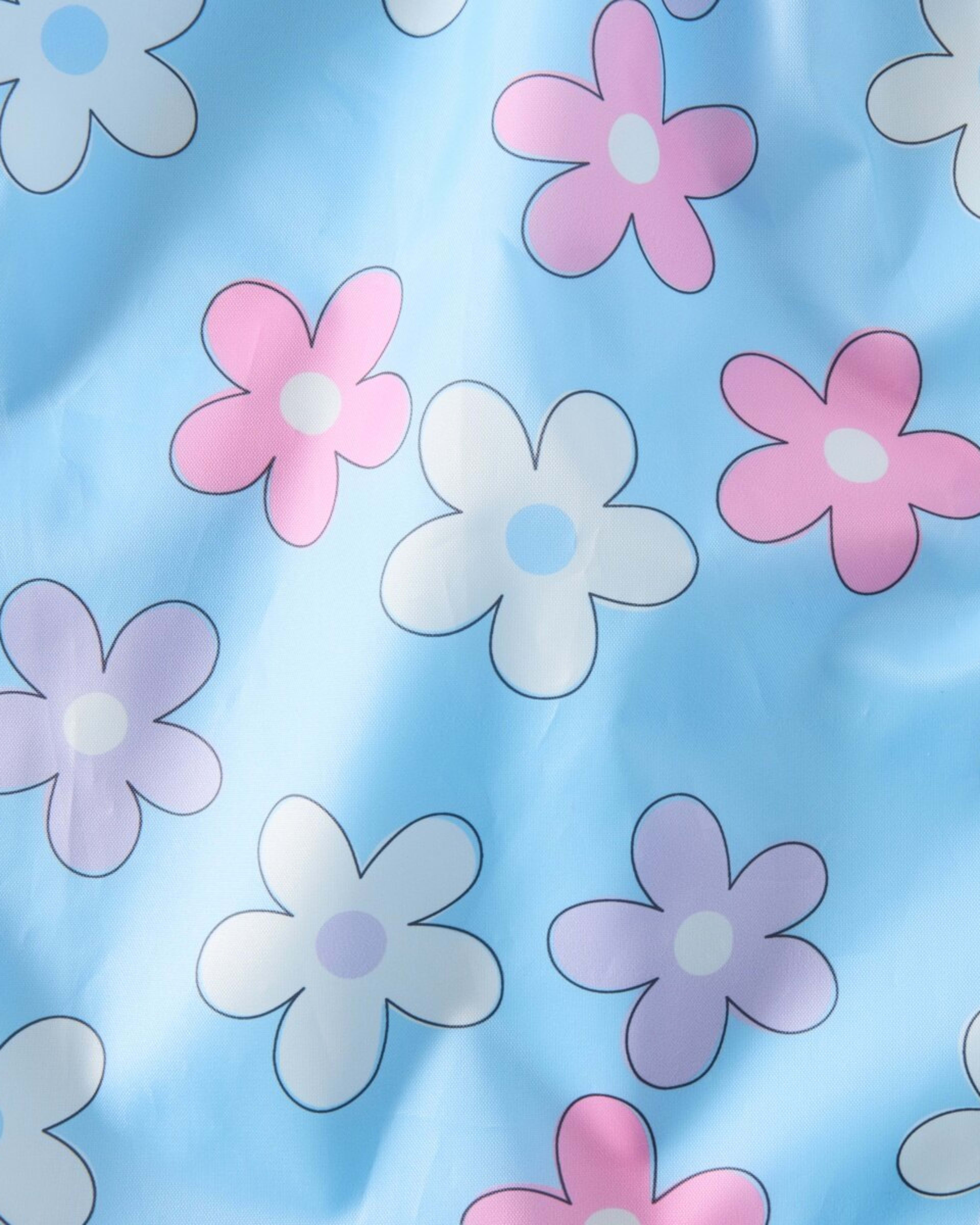 4 Drawstring Bag Blue Flower, 4 of 4