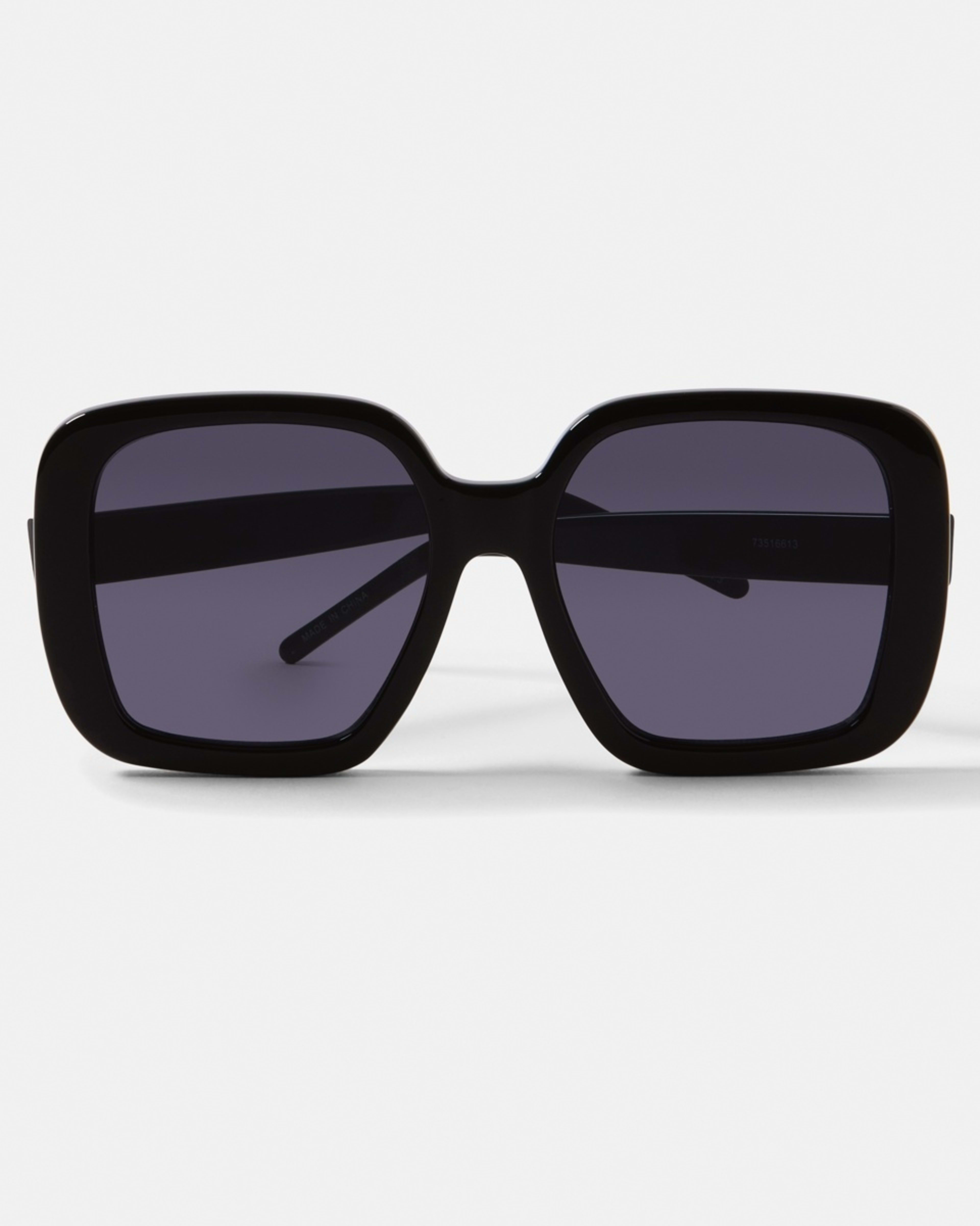 1 Womens Oversize Square Sunglasses ACCESSORIES BLACK