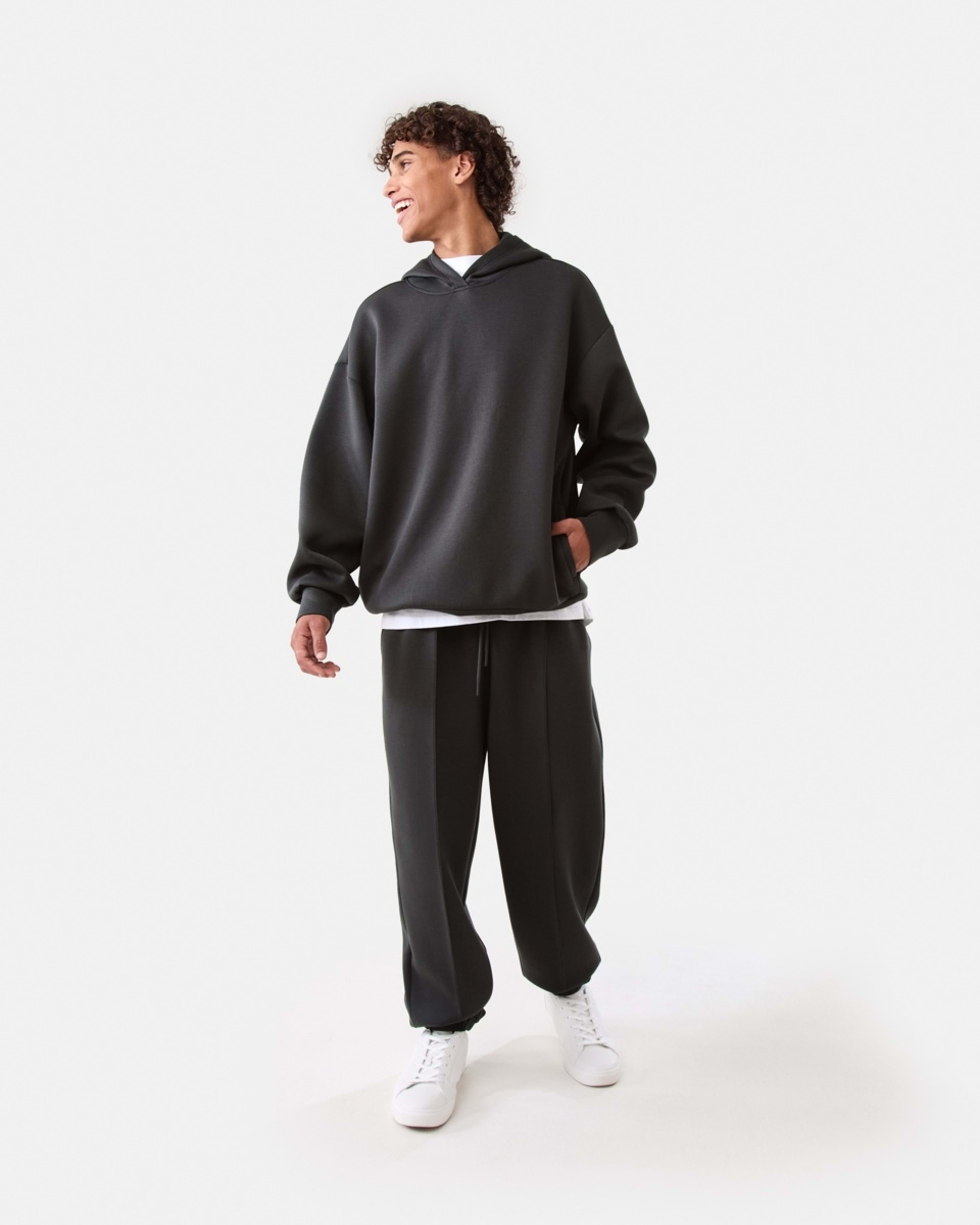 2 Oversized Scuba Hoodie VOLCANIC ROCK, 2 of 9